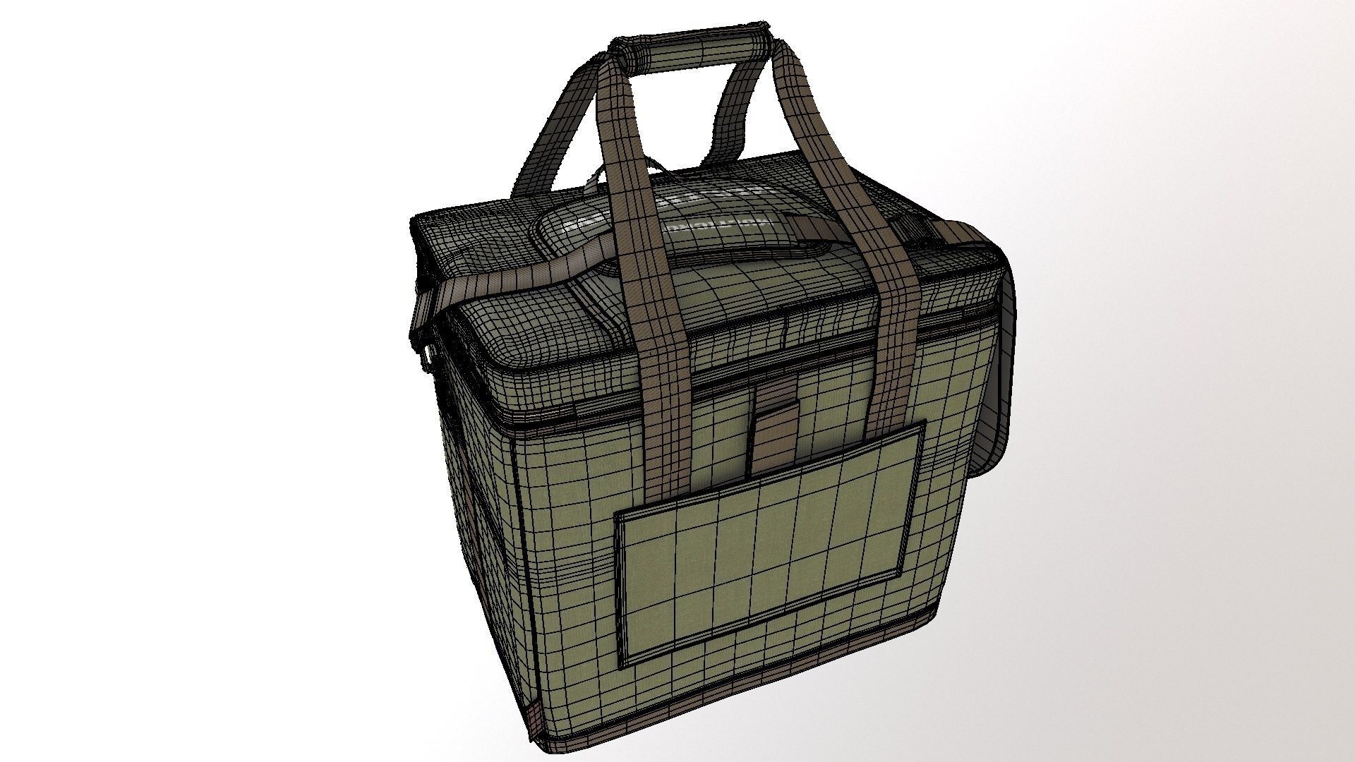 Cooler Bag 3d Model VR Low-poly 3D model_10