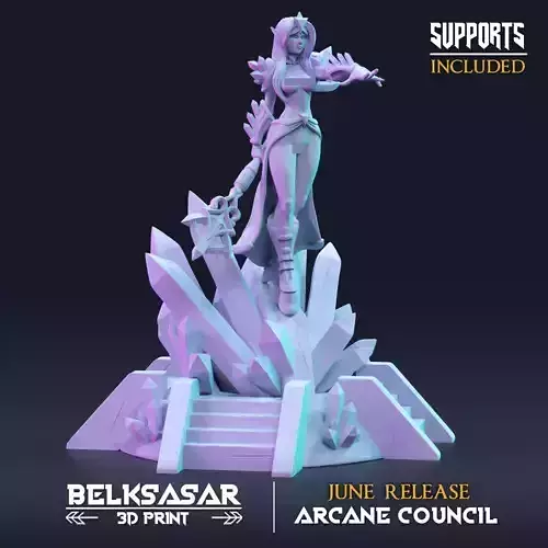 Wizard Crystal - Melinith Silvermist Nude