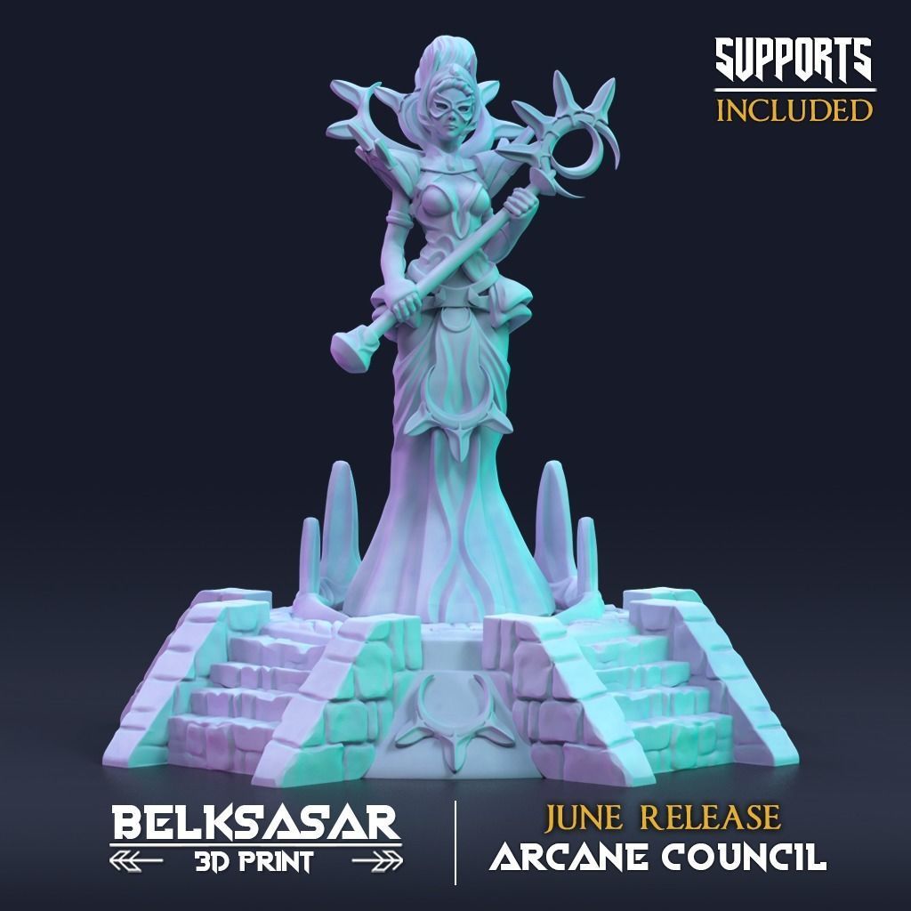 Valanielt the Two-Faced Mistress Clothed and Topless 3D print model_4