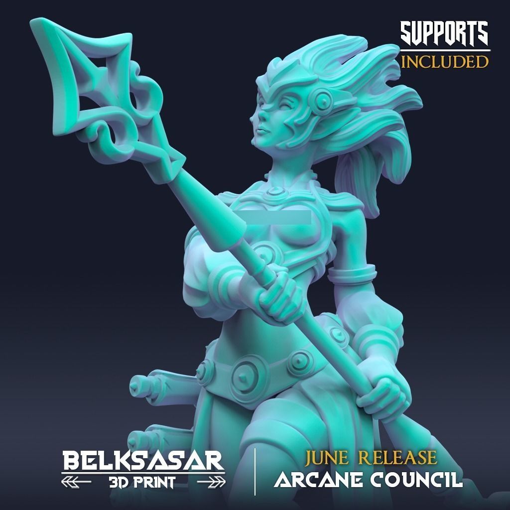 Wizard Zuang Thunder ManifestationNude and Normal 3D print model_2