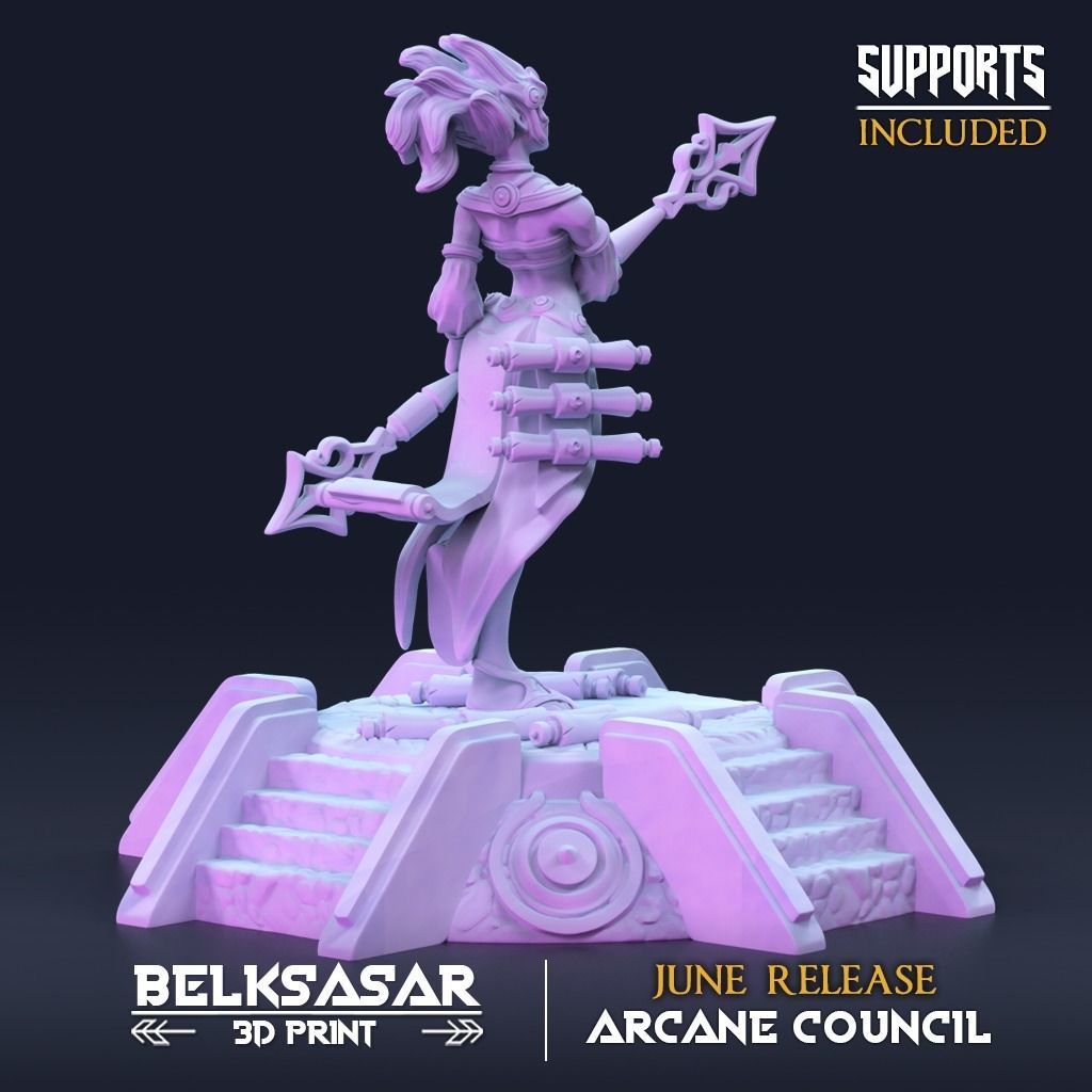 Wizard Zuang Thunder ManifestationNude and Normal 3D print model_7