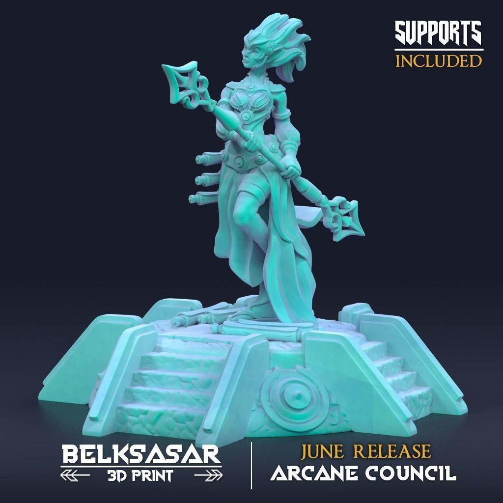 Wizard Zuang Thunder ManifestationNude and Normal 3D print model_5