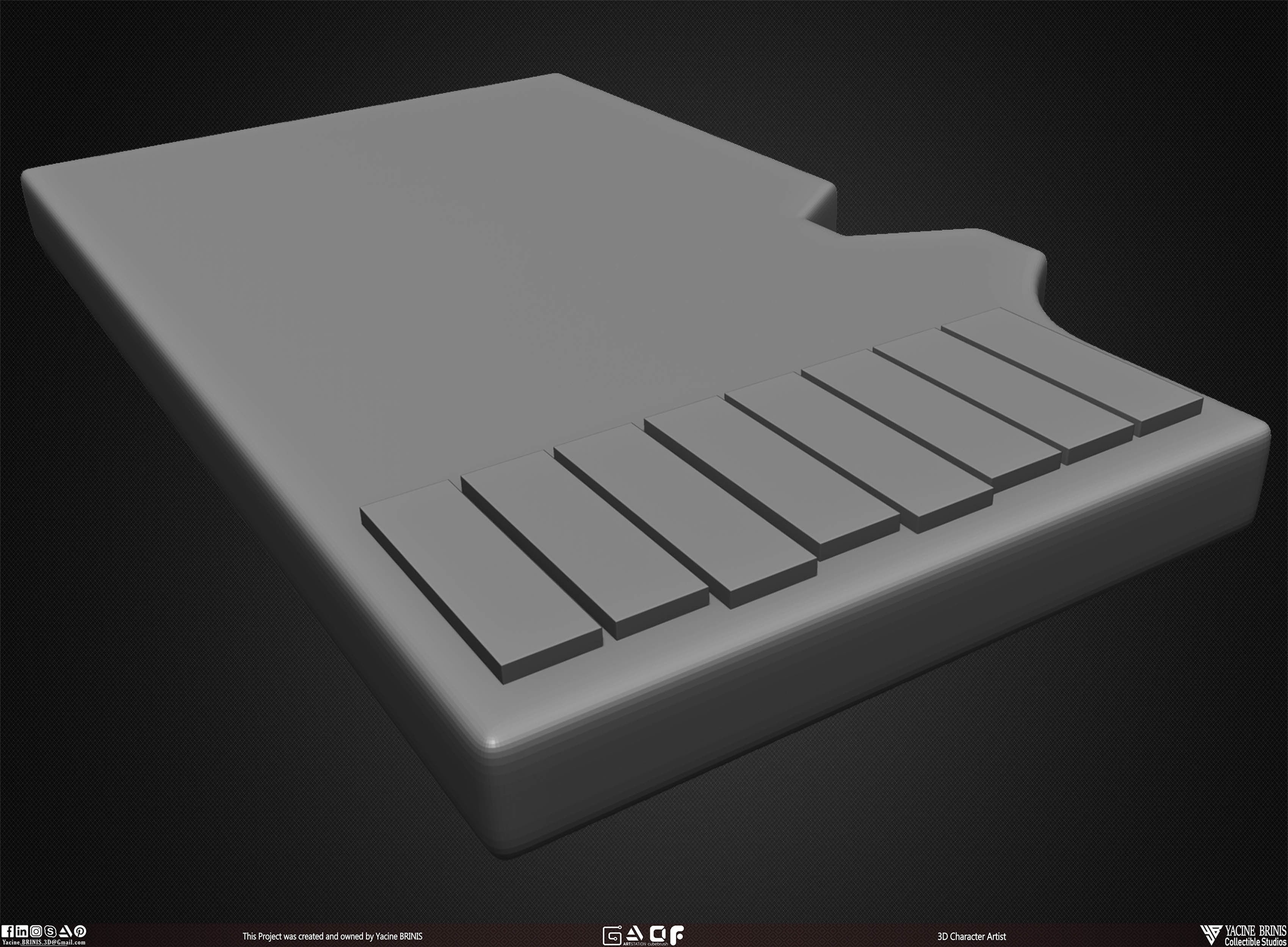 3D model 12 Tech Props Kitbash Vol 02 VR / AR / low-poly | CGTrader