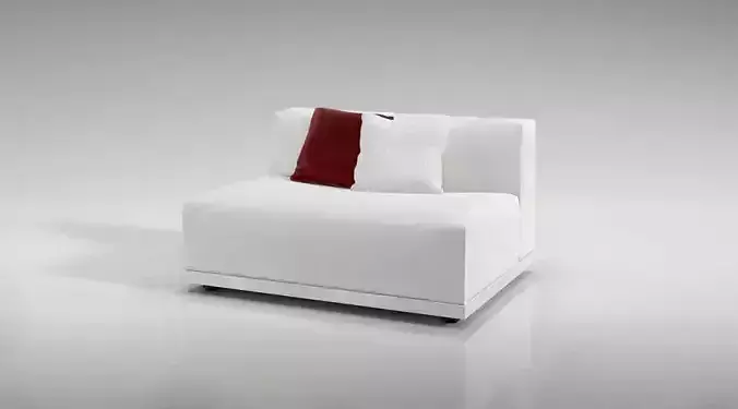Minimalist Simple White European Couch