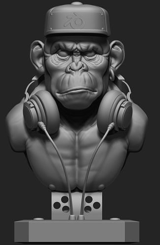 Monkey Rap 3D print model