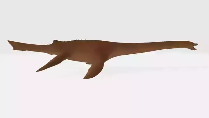Elasmosaurus dinosaur 3D model