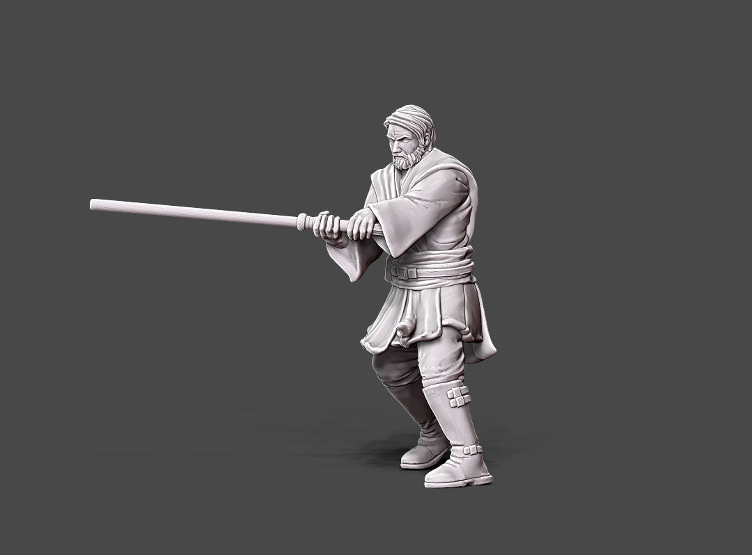 Light adept - 35 mm scale 3D print model_3