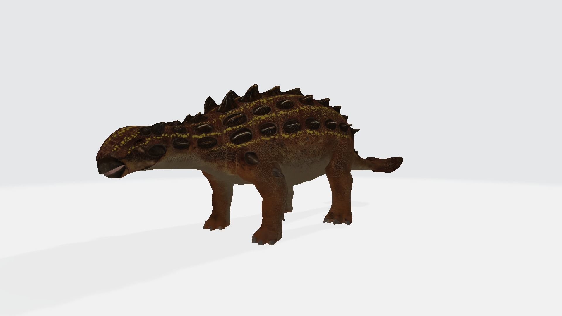 Euoplocephalus dinosaur 3D model_1