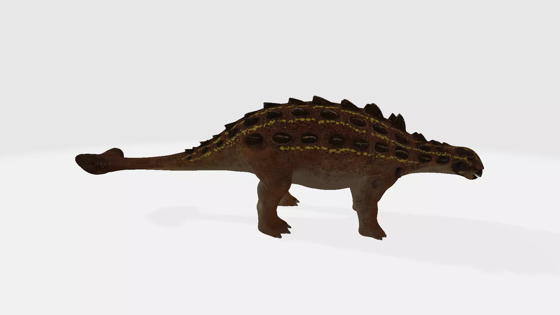 Euoplocephalus dinosaur 3D model_0
