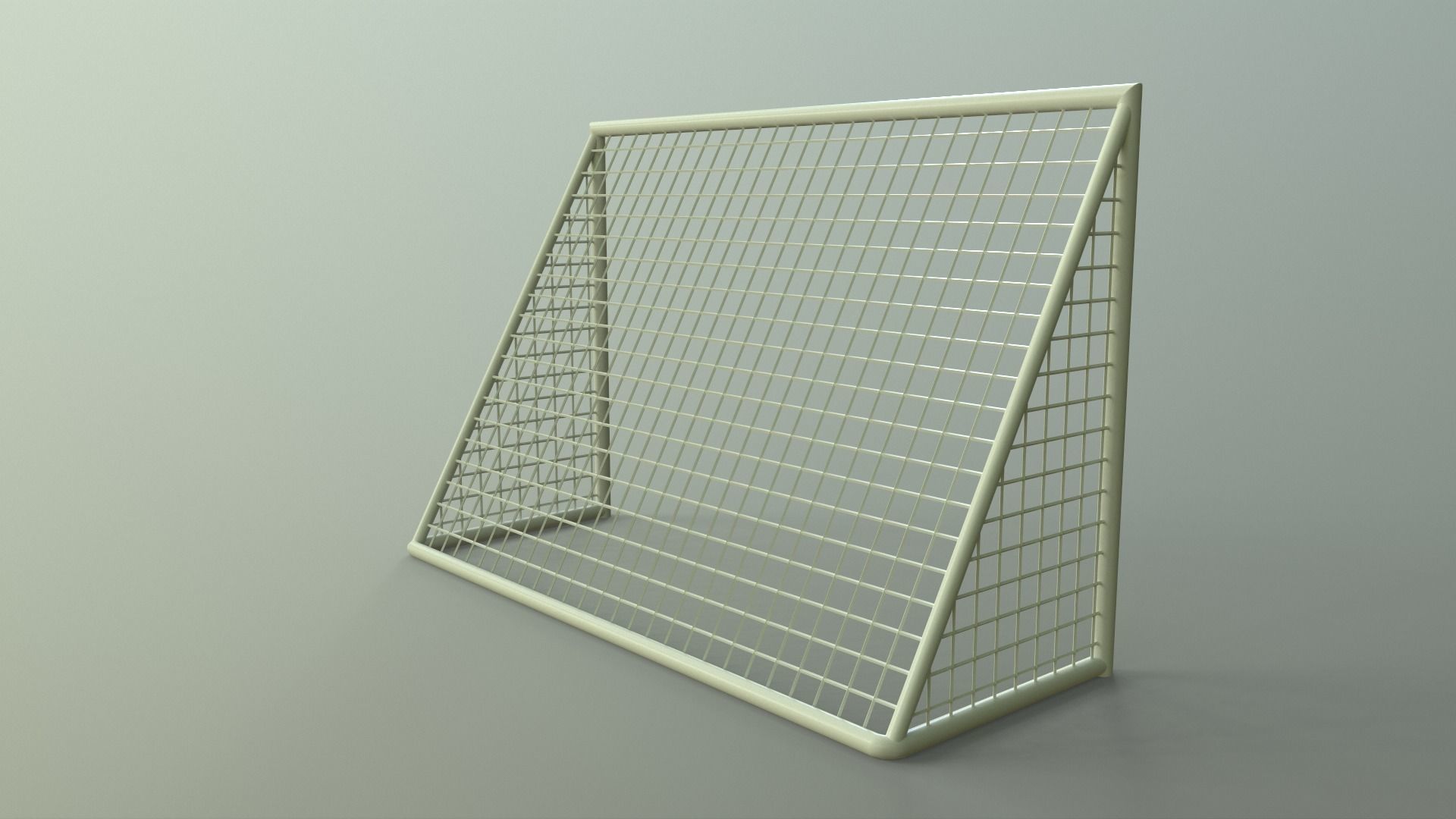 PBR Soccer Football Goal Post F Low-poly 3D model_12