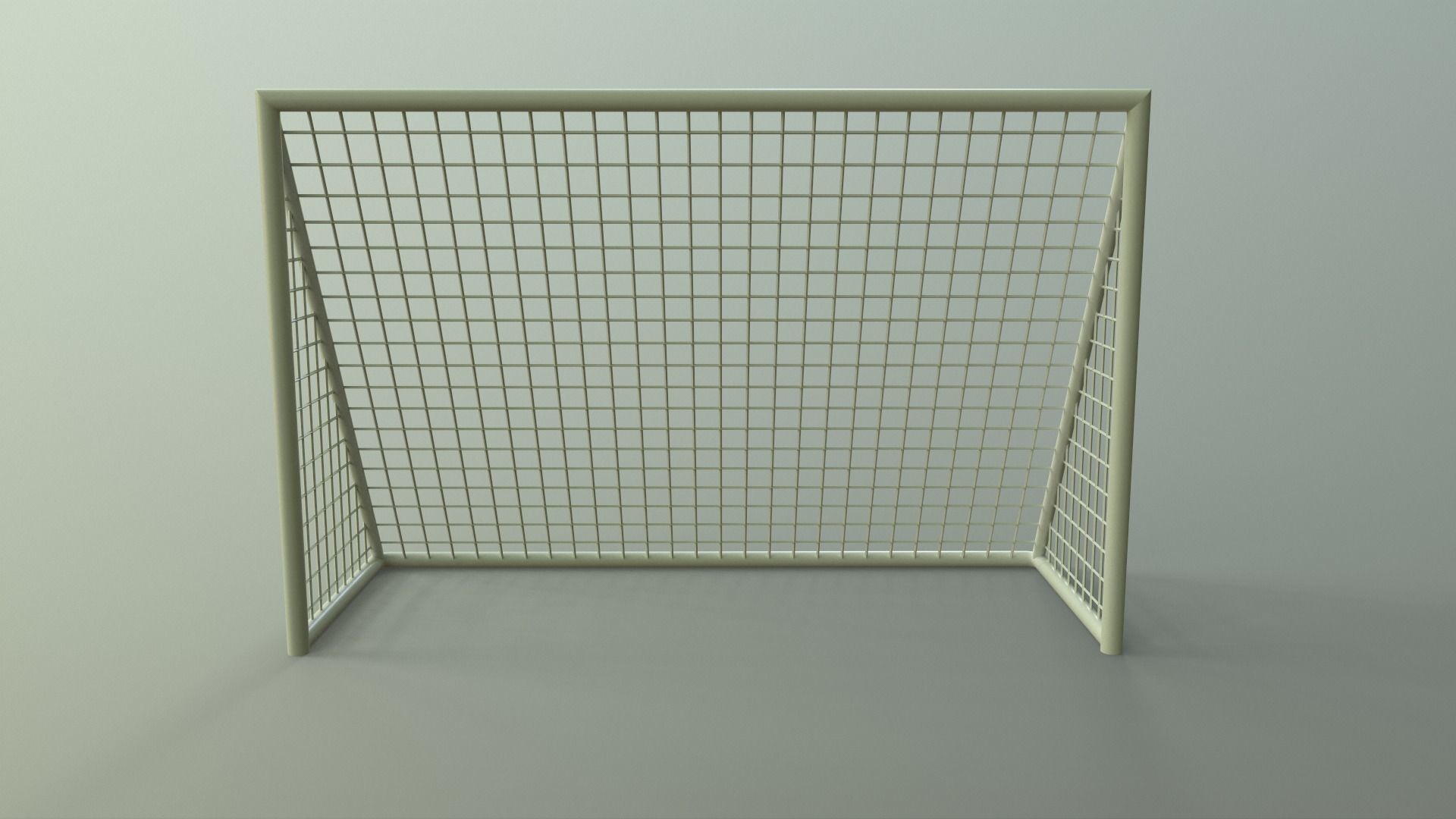PBR Soccer Football Goal Post F Low-poly 3D model_10