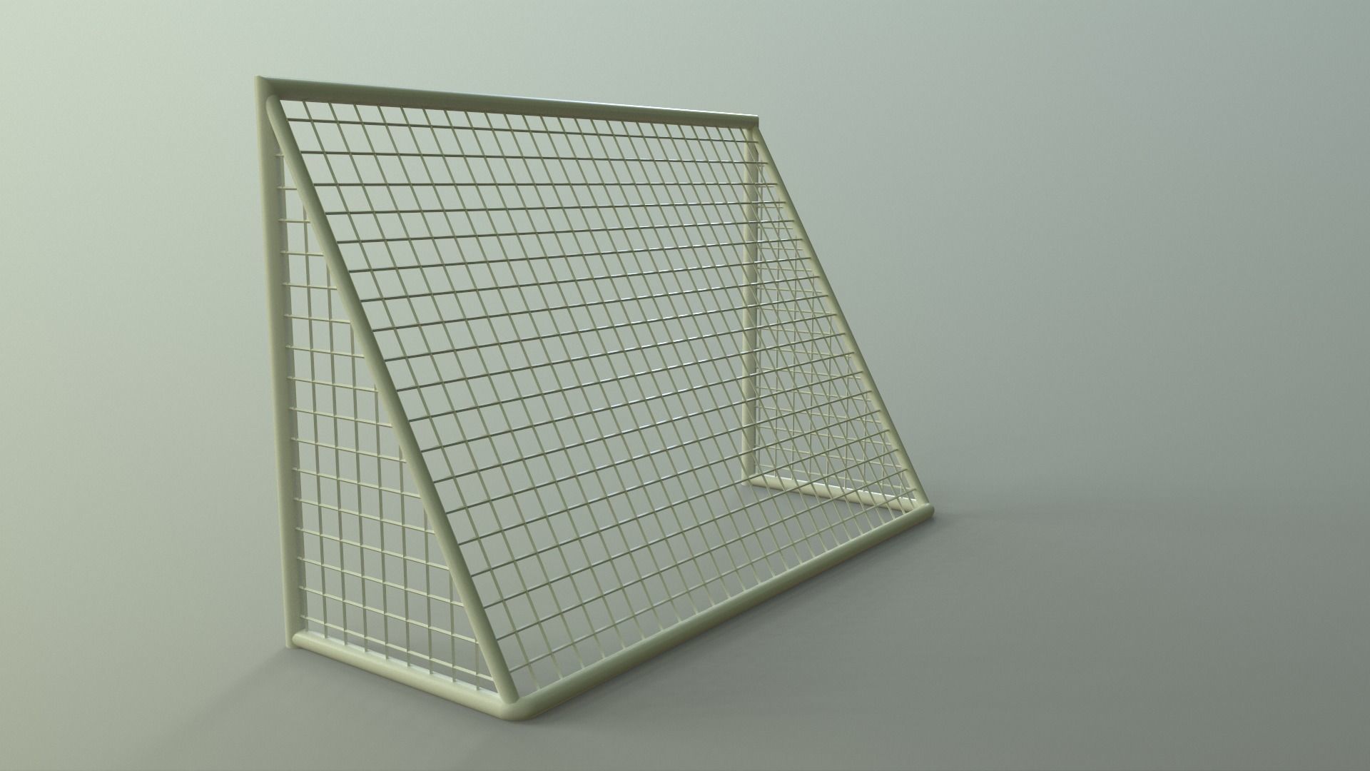PBR Soccer Football Goal Post F Low-poly 3D model_14