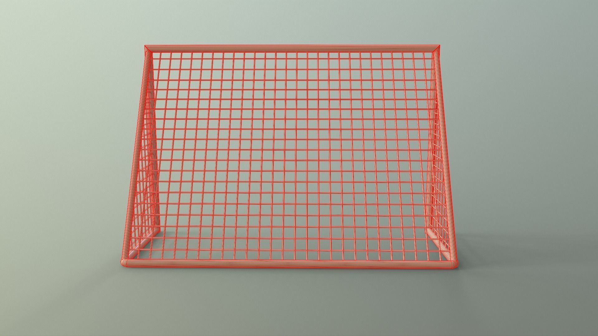 PBR Soccer Football Goal Post F Low-poly 3D model_20