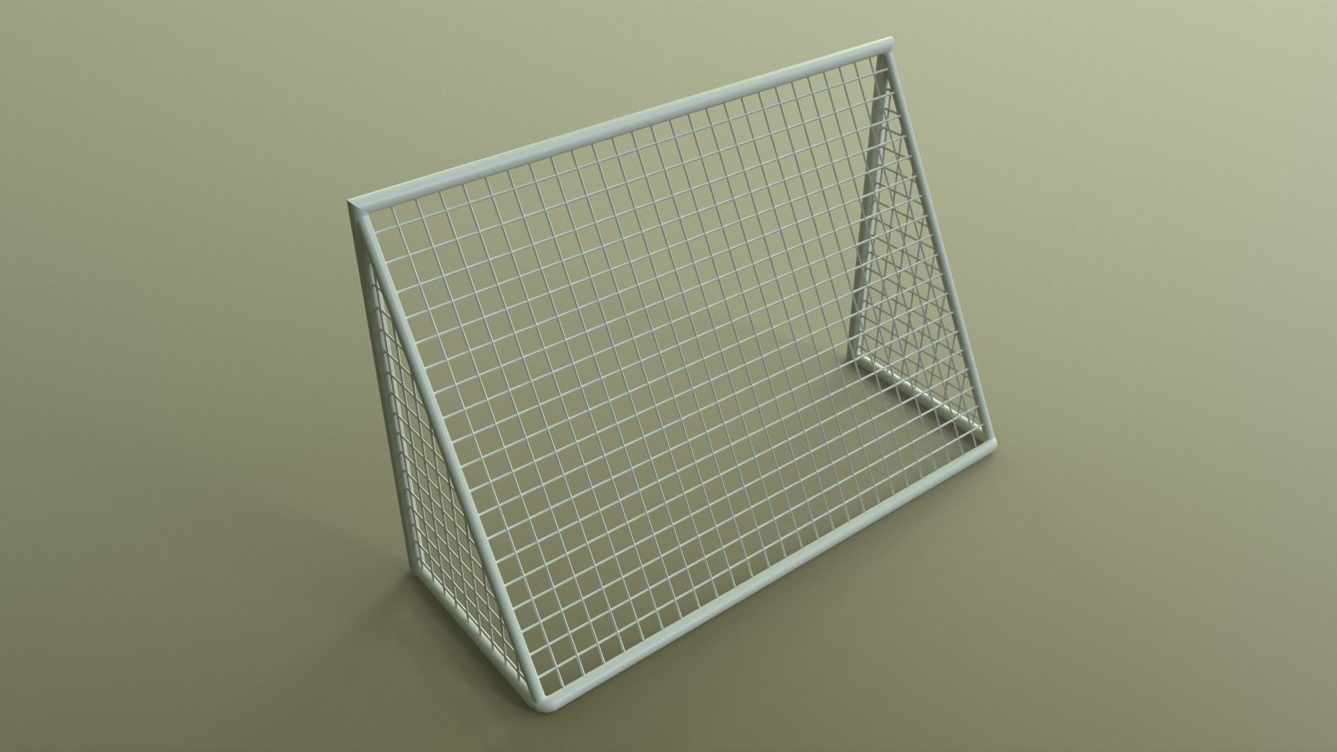 PBR Soccer Football Goal Post F Low-poly 3D model_15