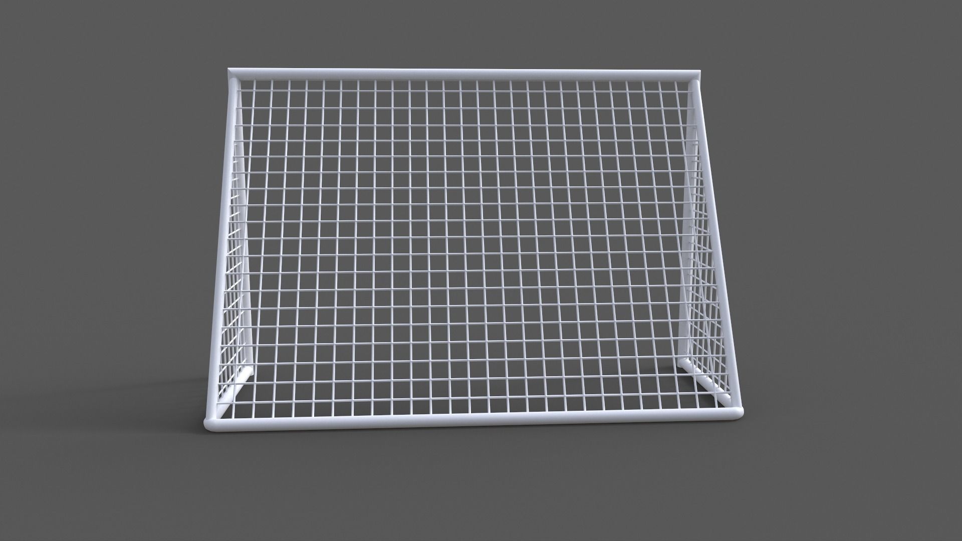 PBR Soccer Football Goal Post F Low-poly 3D model_6