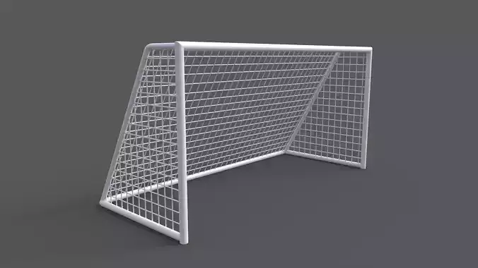 PBR Soccer Football Goal Post G Low-poly 3D model