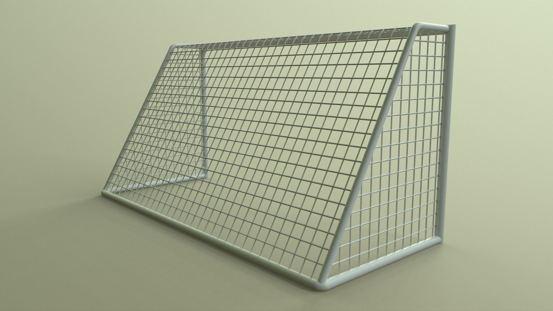 PBR Soccer Football Goal Post G Low-poly 3D model_12