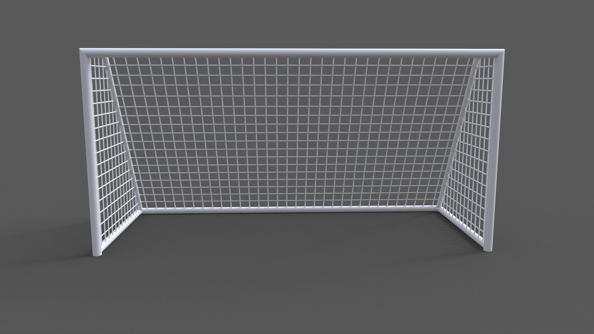 PBR Soccer Football Goal Post G Low-poly 3D model_3