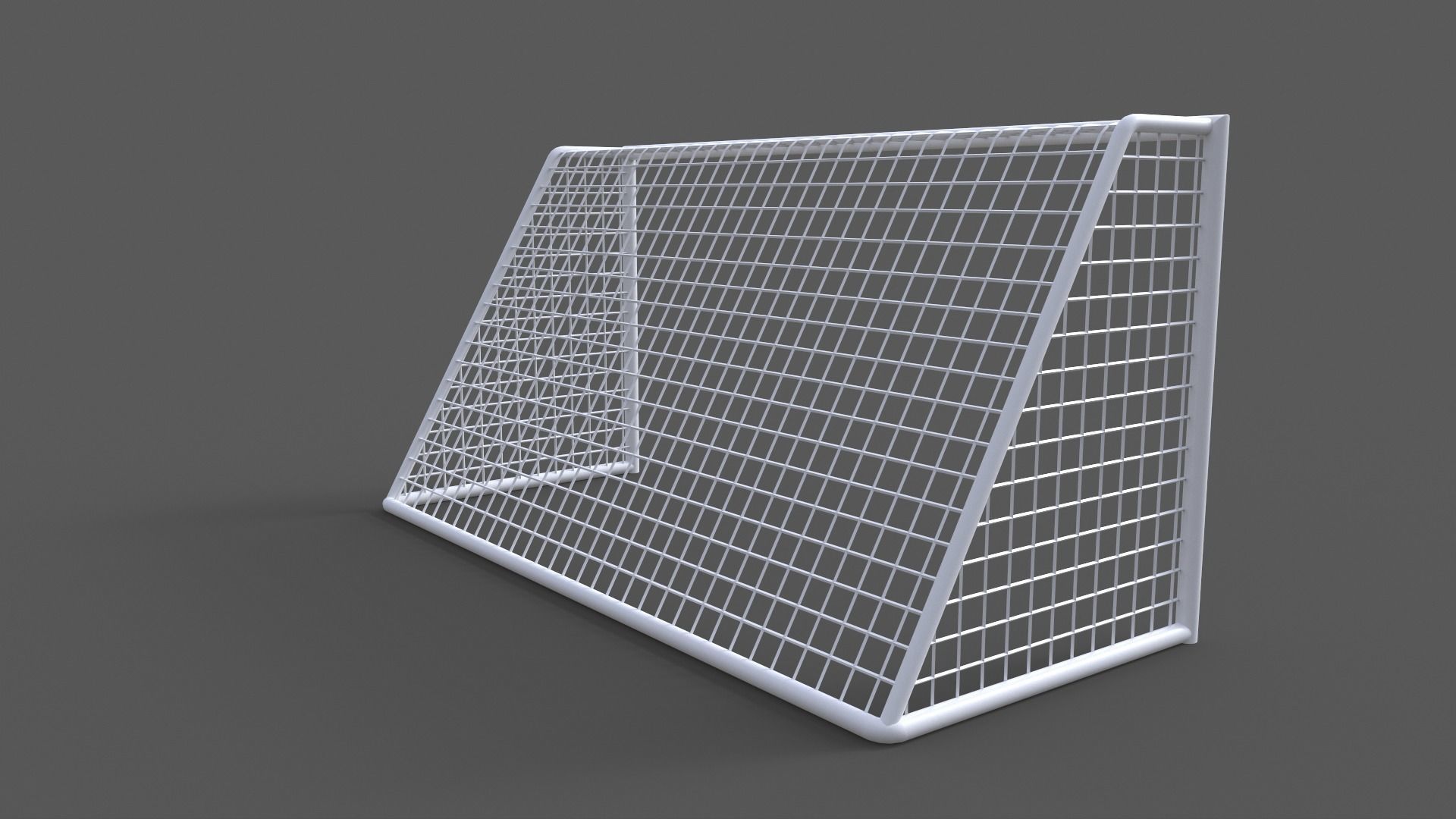 PBR Soccer Football Goal Post G Low-poly 3D model_5