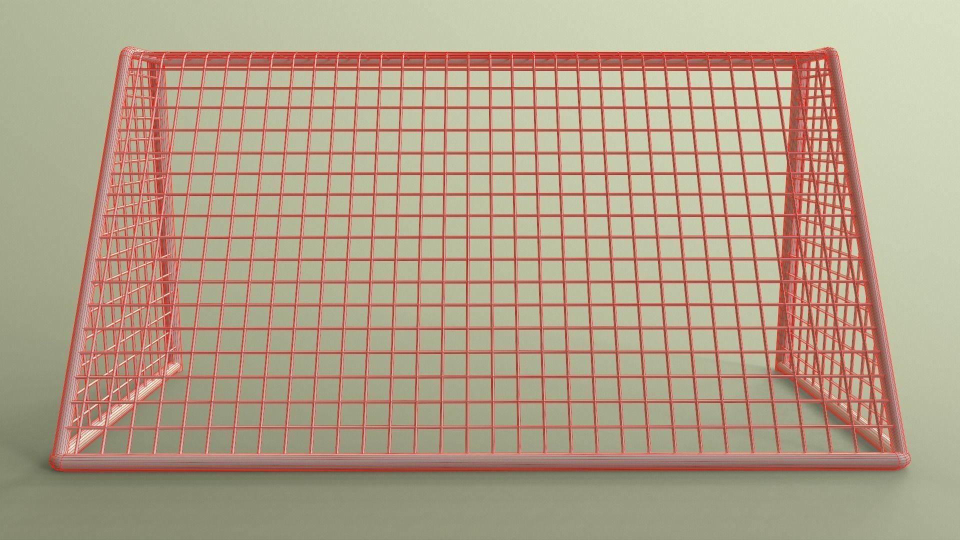 PBR Soccer Football Goal Post G Low-poly 3D model_20