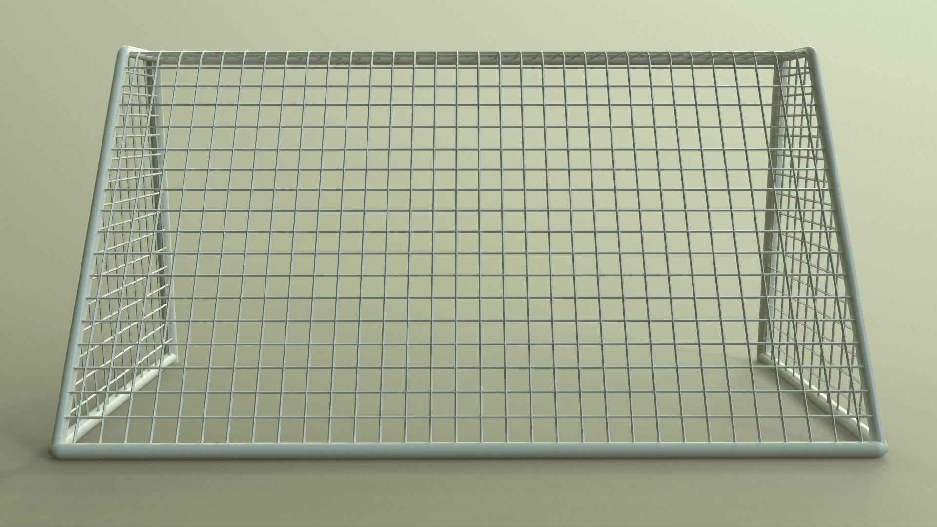 PBR Soccer Football Goal Post G Low-poly 3D model_13