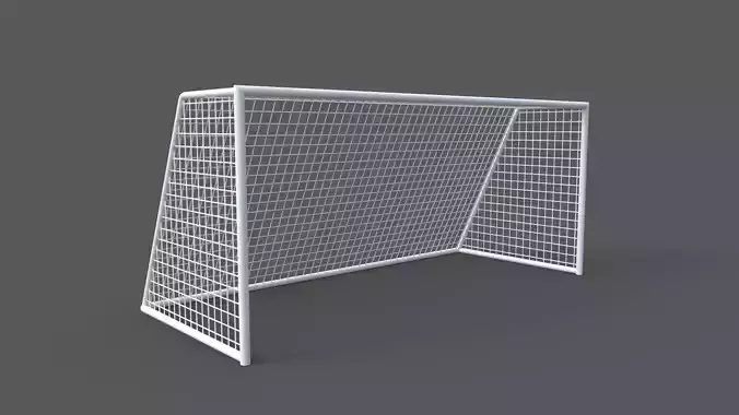 PBR Soccer Football Goal Post H Low-poly 3D model