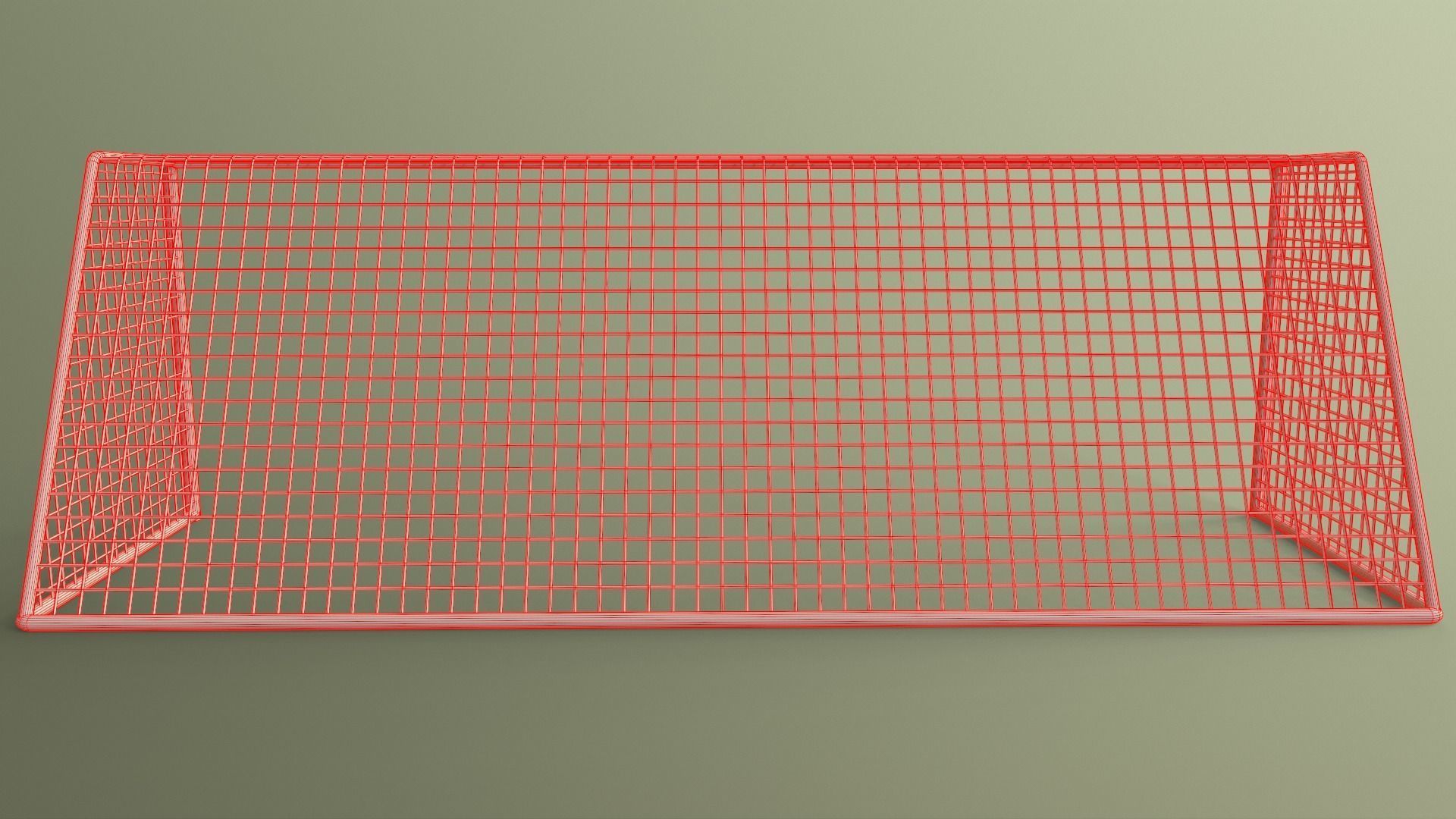 PBR Soccer Football Goal Post I Low-poly 3D model_20