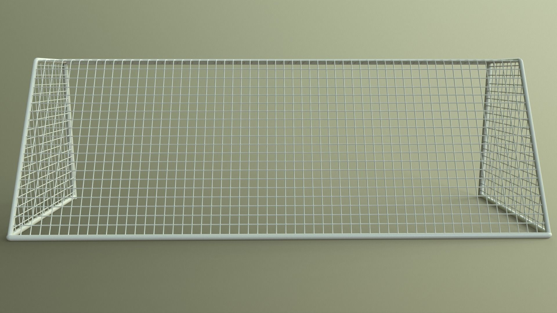 PBR Soccer Football Goal Post I Low-poly 3D model_13