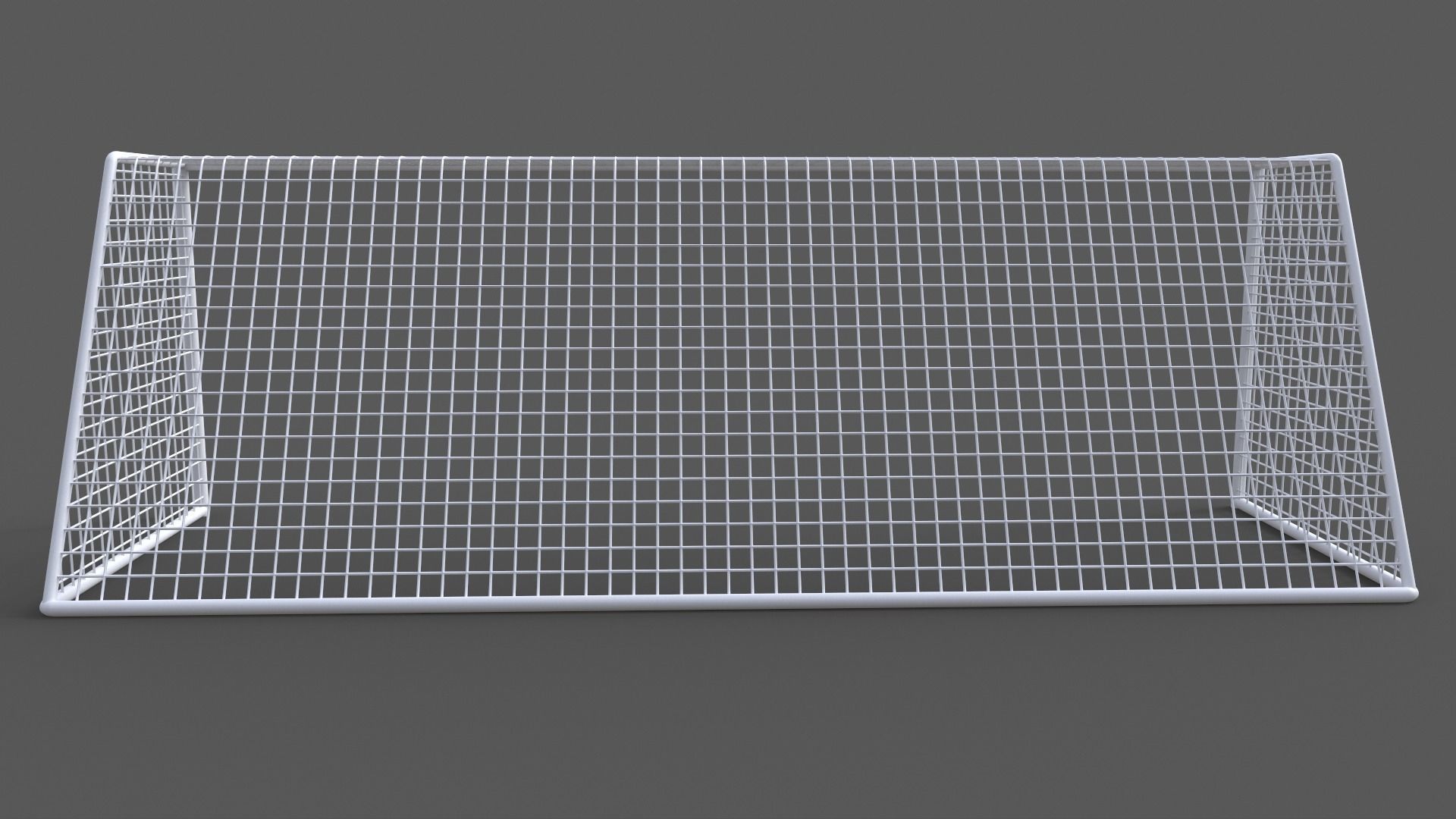 PBR Soccer Football Goal Post I Low-poly 3D model_6