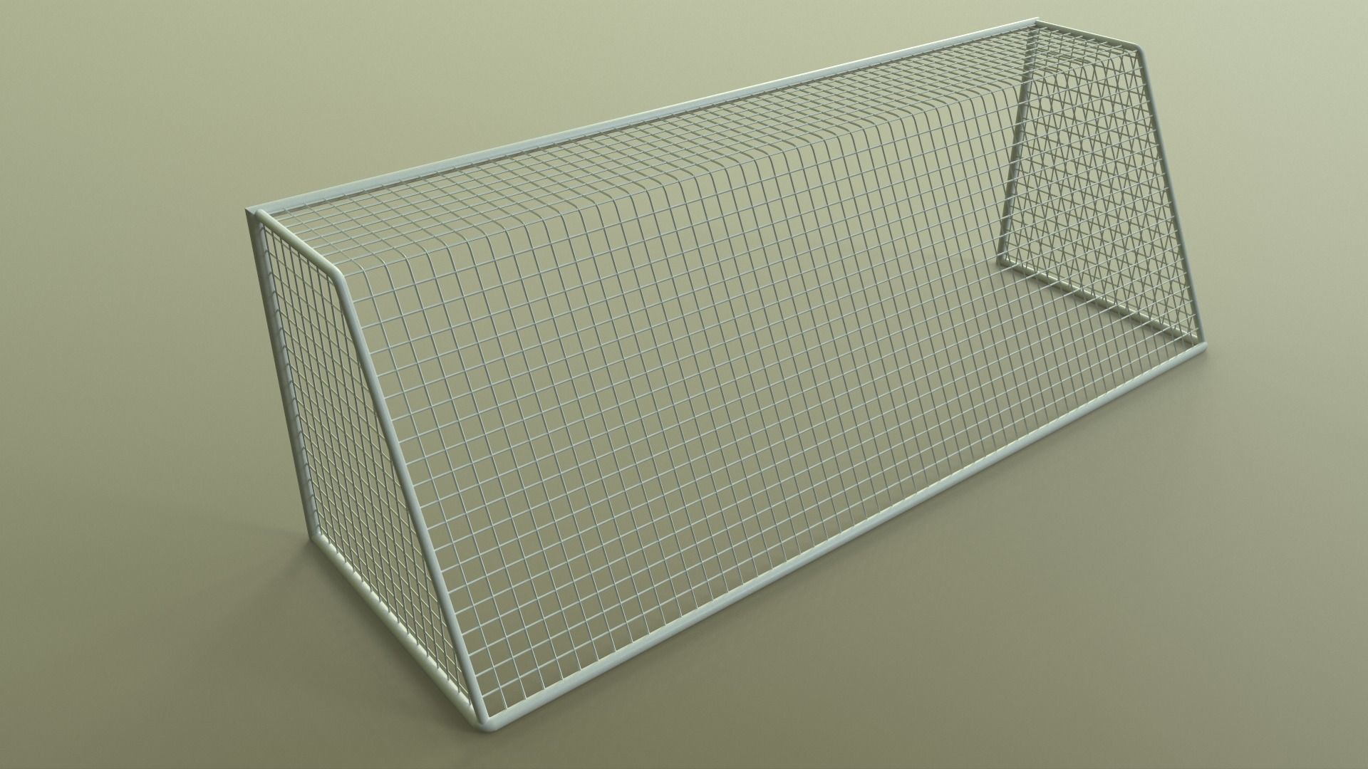 PBR Soccer Football Goal Post I Low-poly 3D model_15