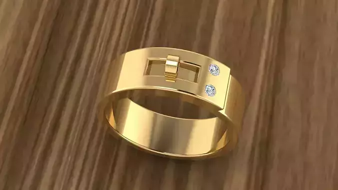 Hermes Jewelry Ring 3D print model