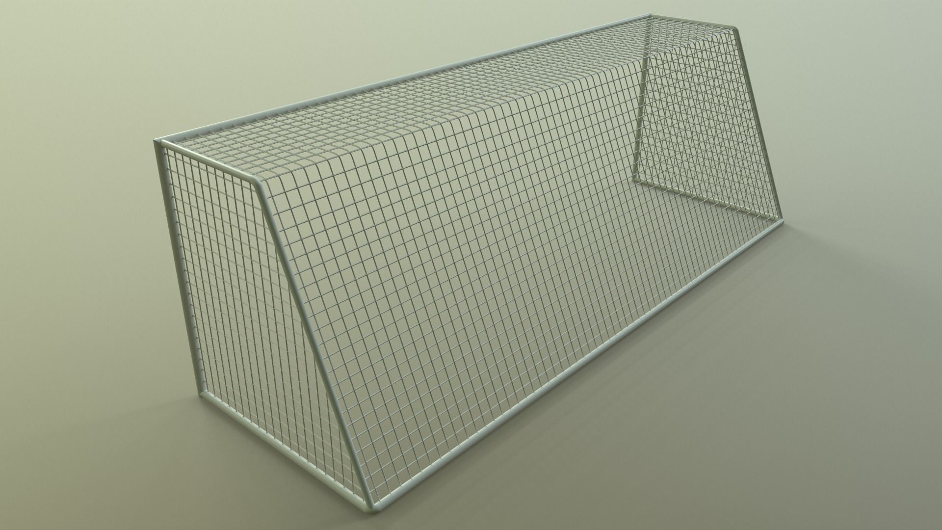 PBR Soccer Football Goal Post J Low-poly 3D model_15