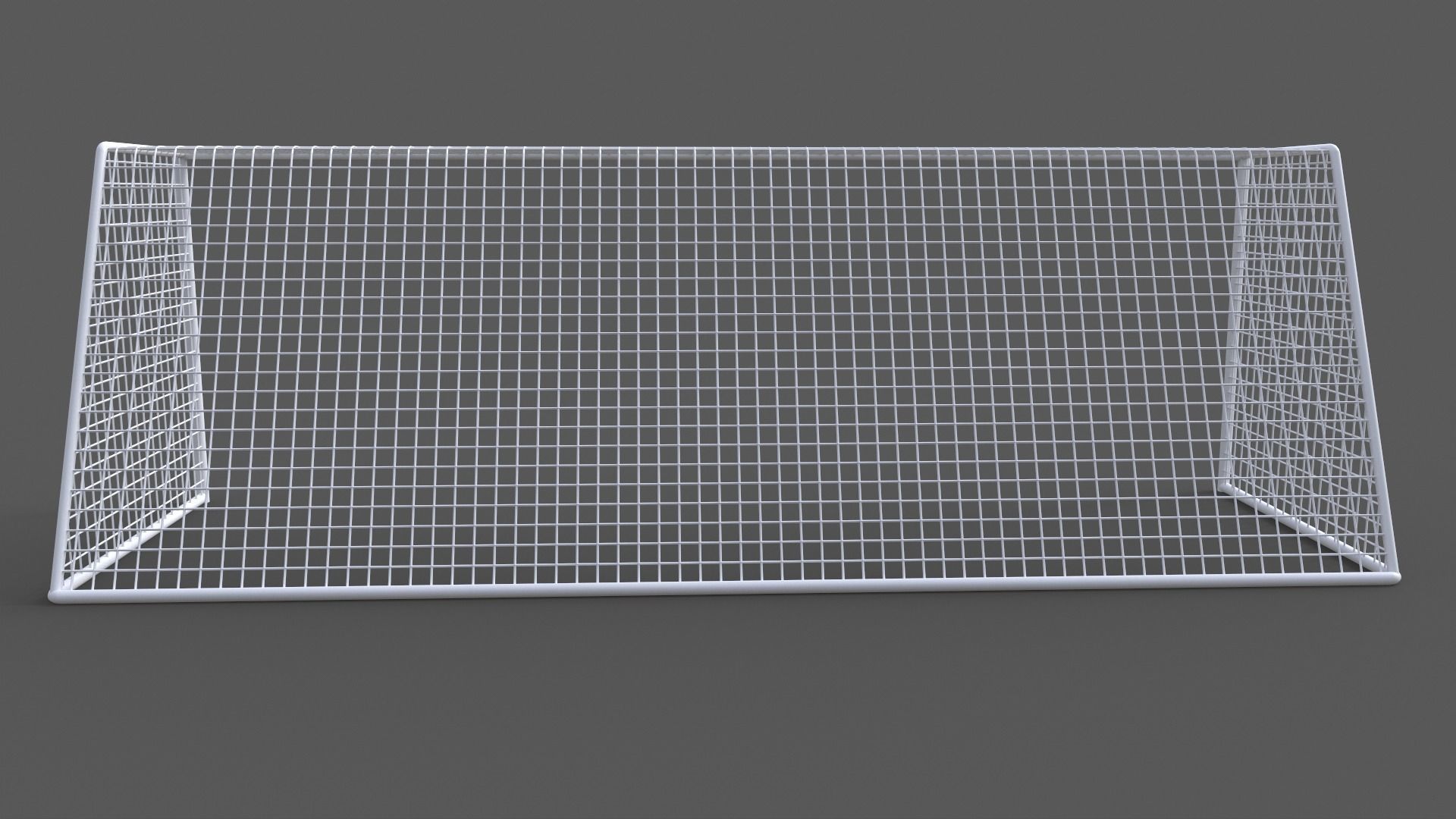 PBR Soccer Football Goal Post J Low-poly 3D model_6