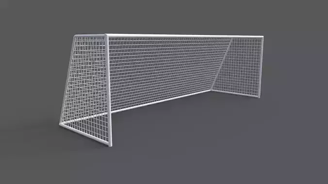 PBR Soccer Football Goal Post J Low-poly 3D model