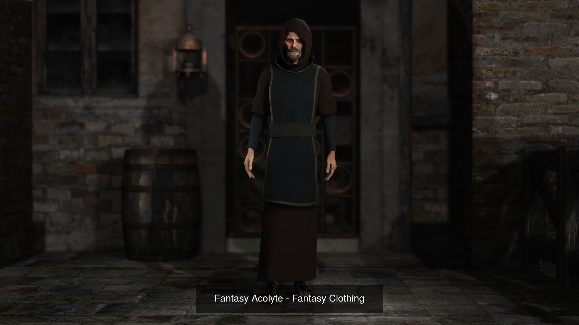 Fantasy Village Workers Clothing Bundle 3D Model Collection_2