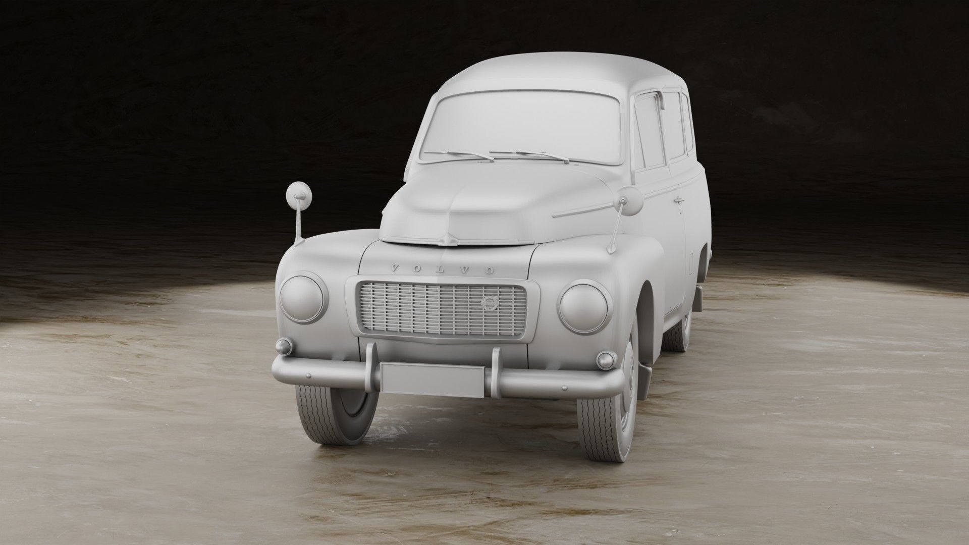 1965 Volvo Duett P210 stl for 3D printing 3D model 3D printable CGTrader