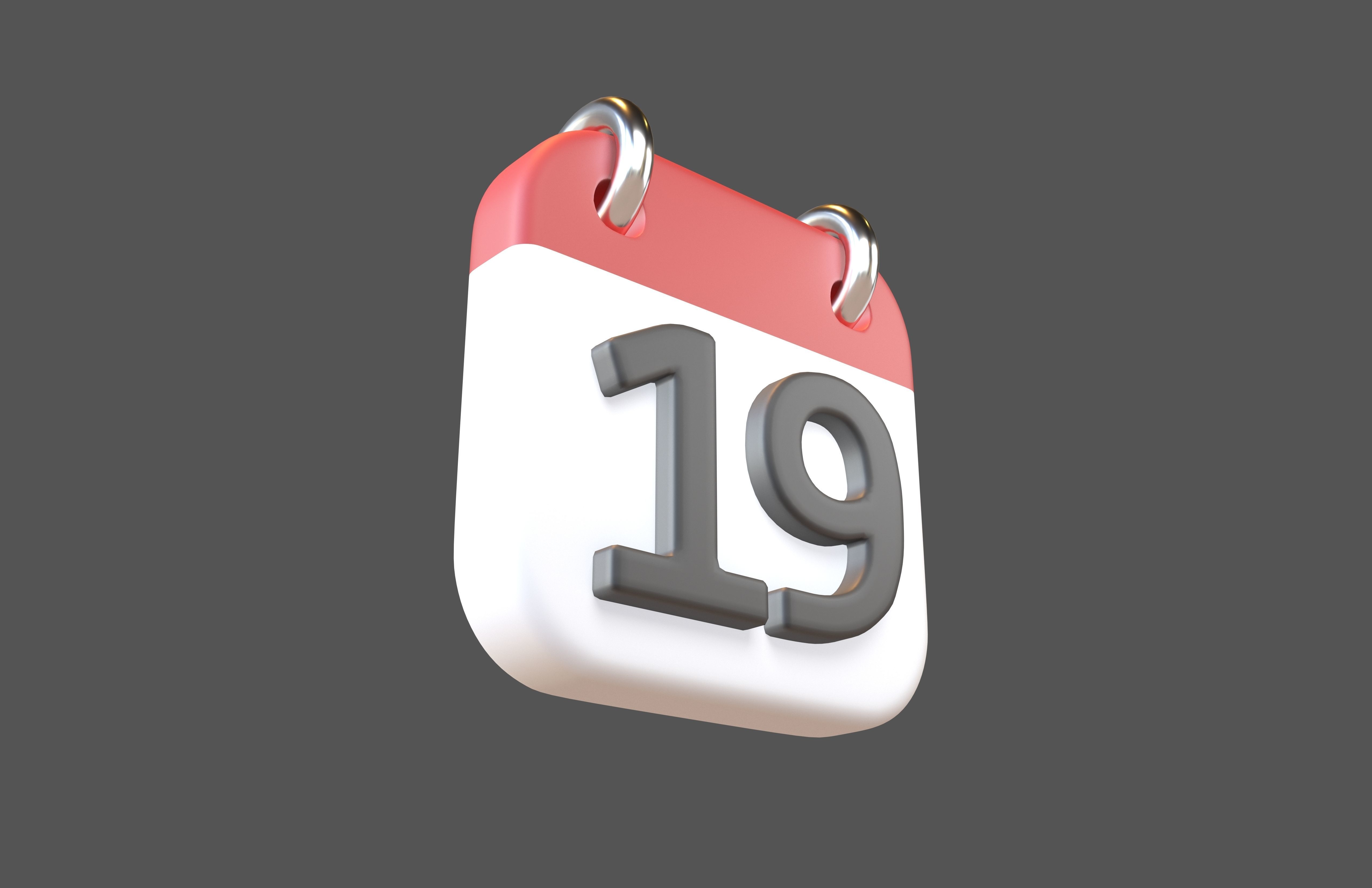 Calendar Icon Pack Vol 1 3D model_94