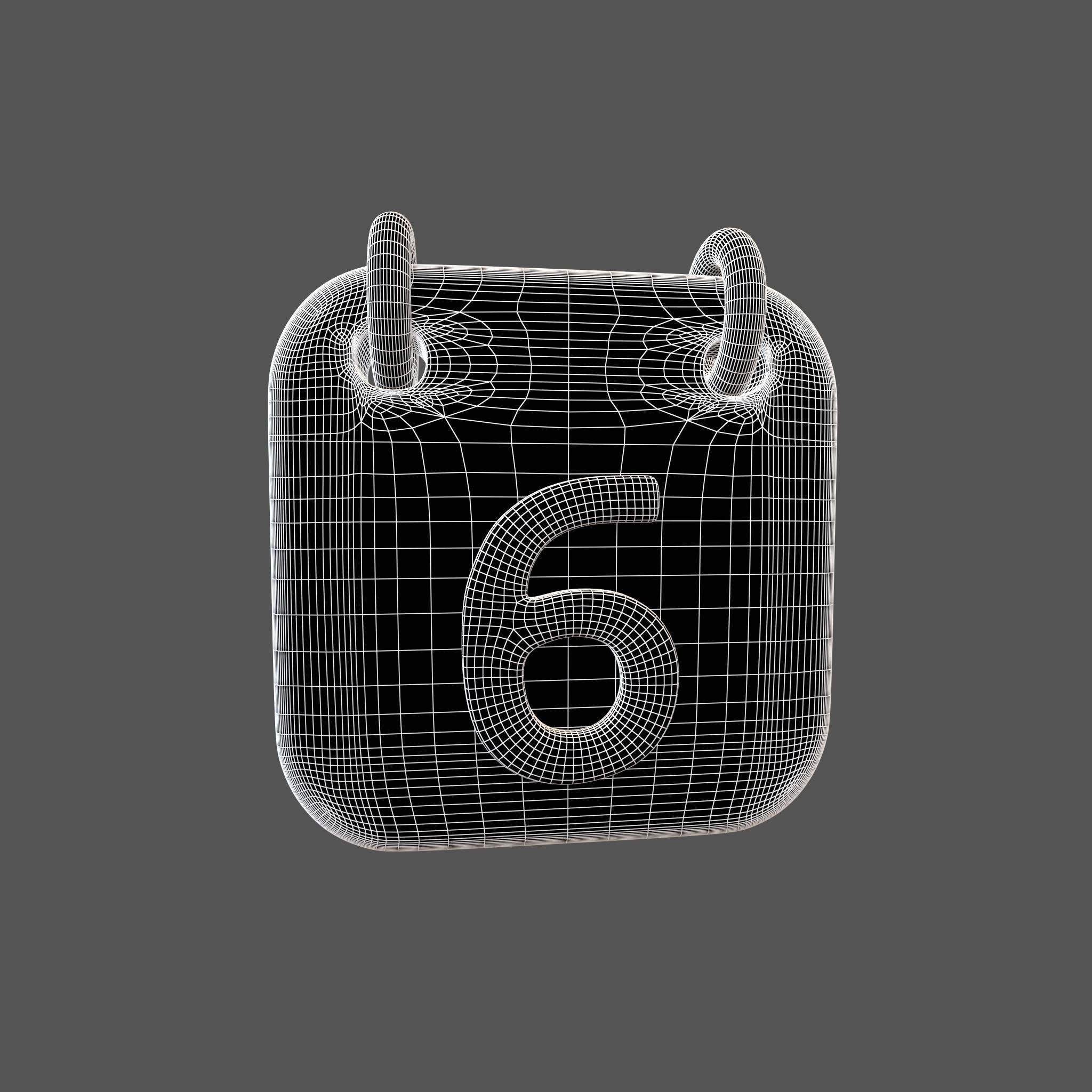 Calendar Icon Pack Vol 1 3D model_34