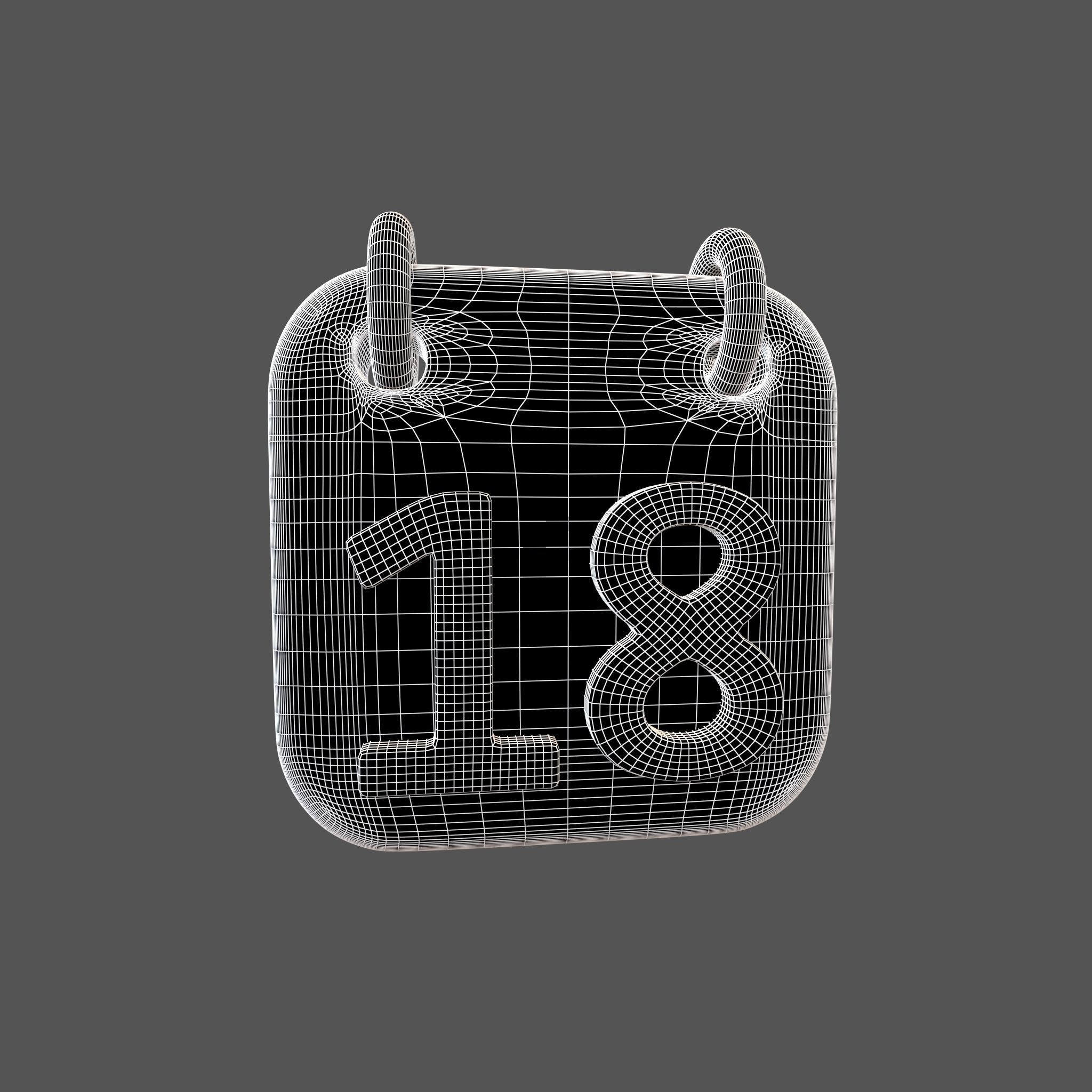 Calendar Icon Pack Vol 1 3D model_86