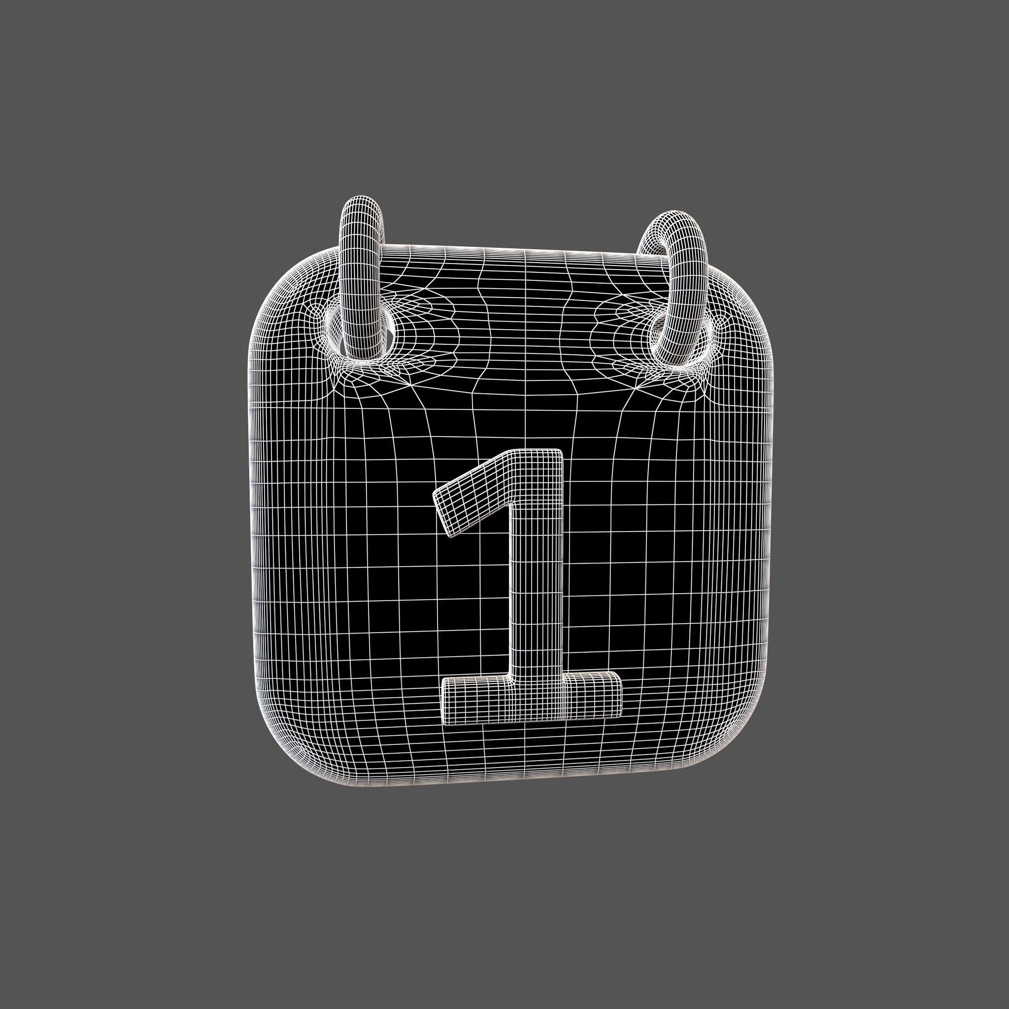 Calendar Icon Pack Vol 1 3D model_8