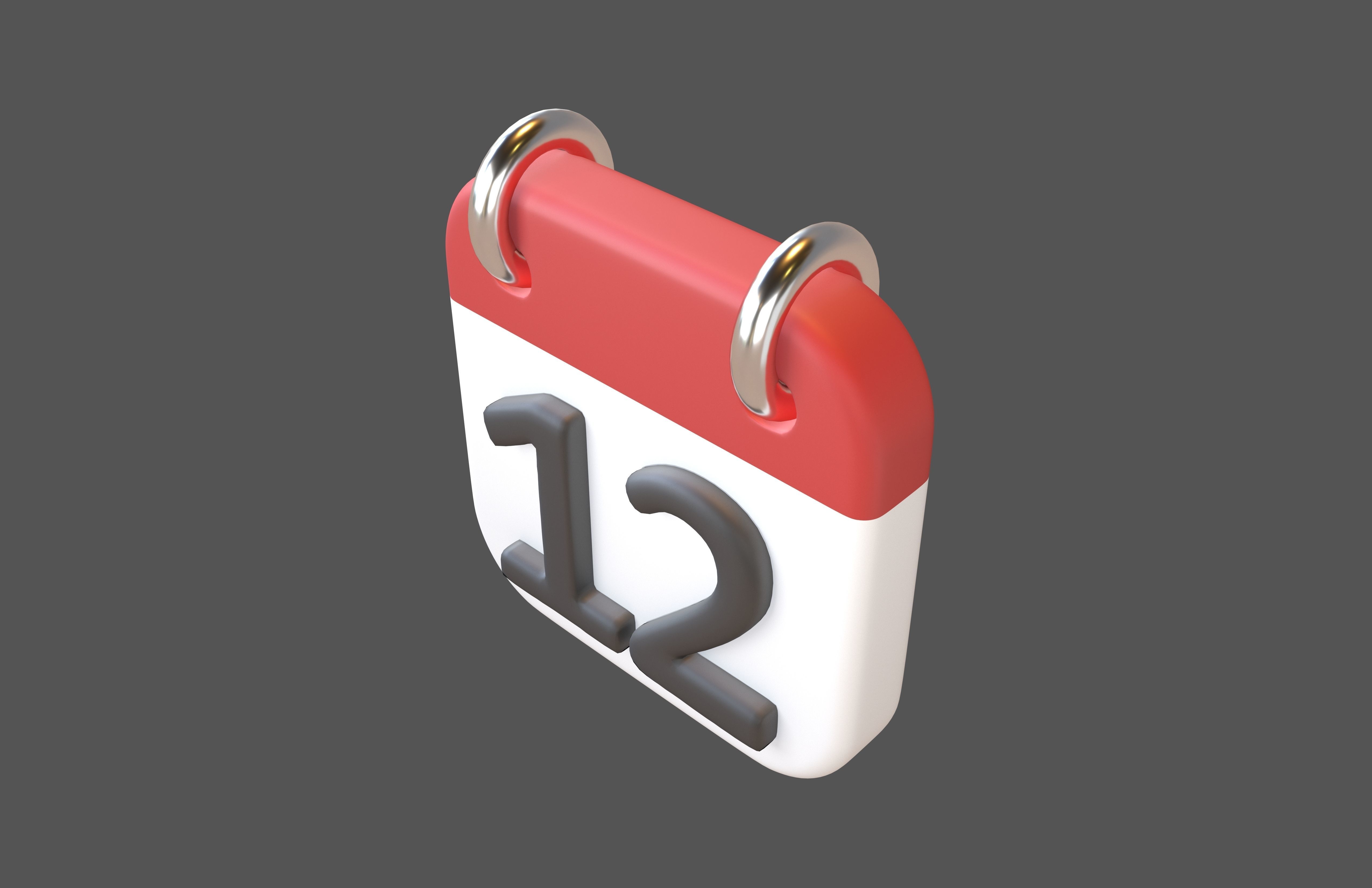 Calendar Icon Pack Vol 1 3D model_57