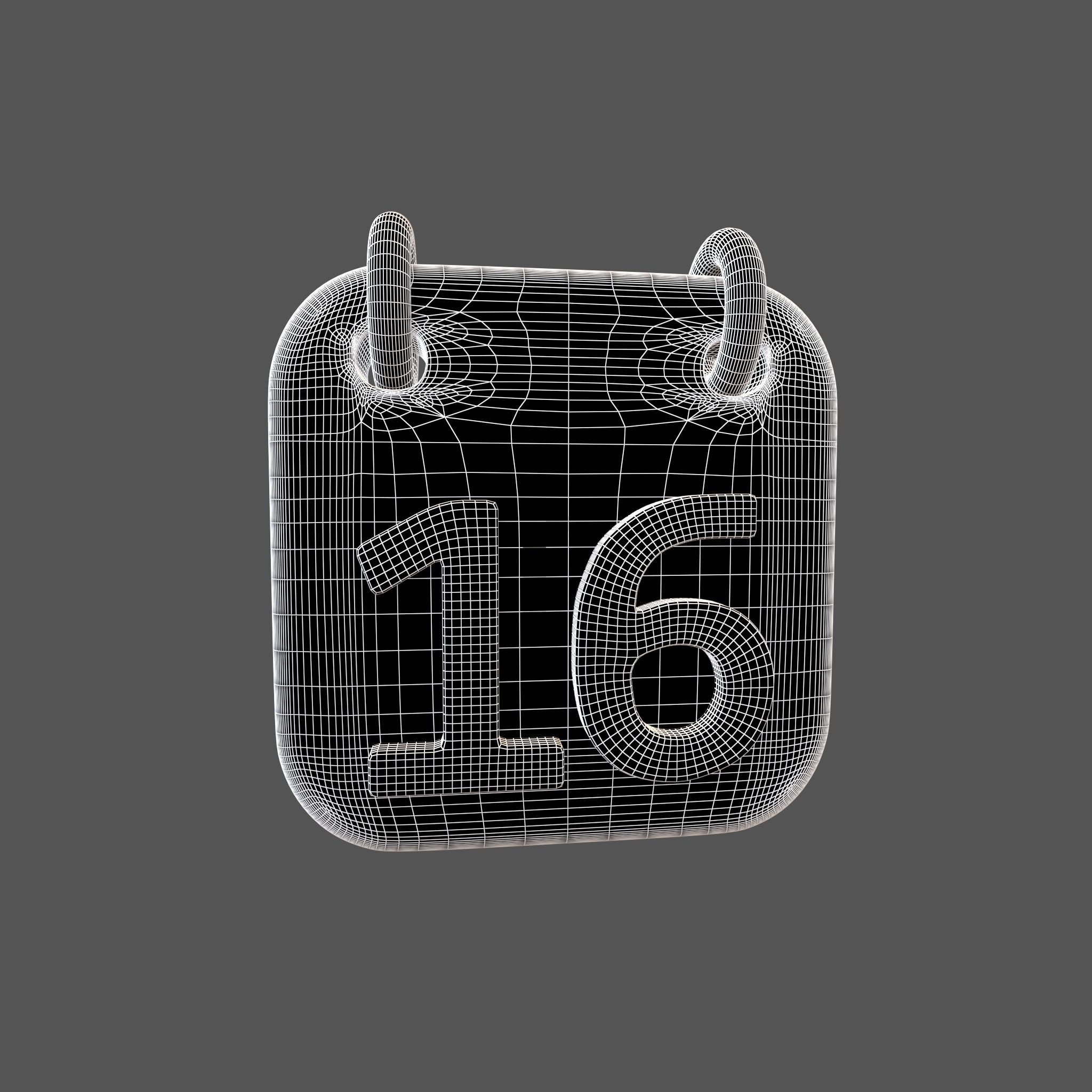 Calendar Icon Pack Vol 1 3D model_79