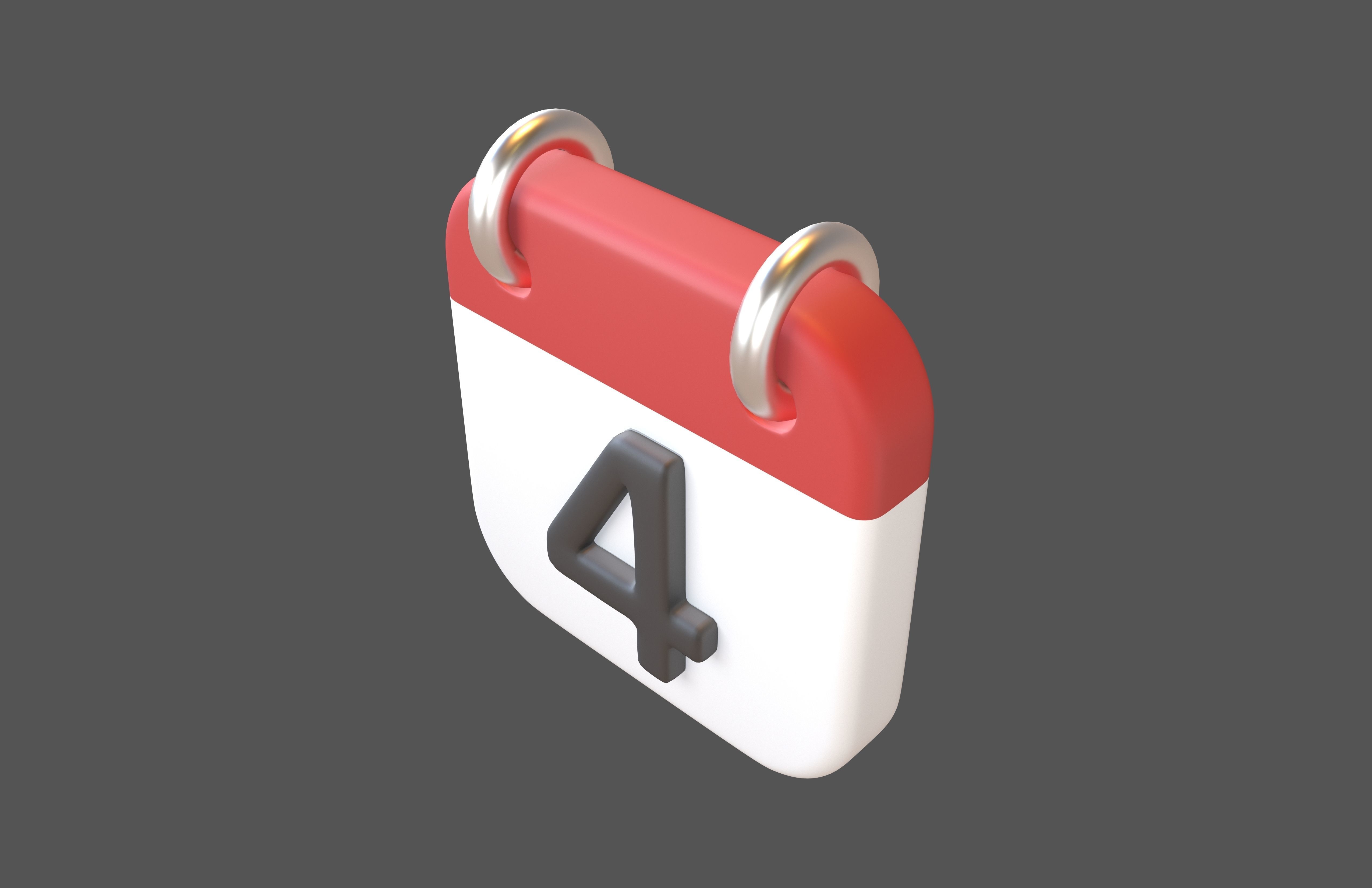 Calendar Icon Pack Vol 1 3D model_14