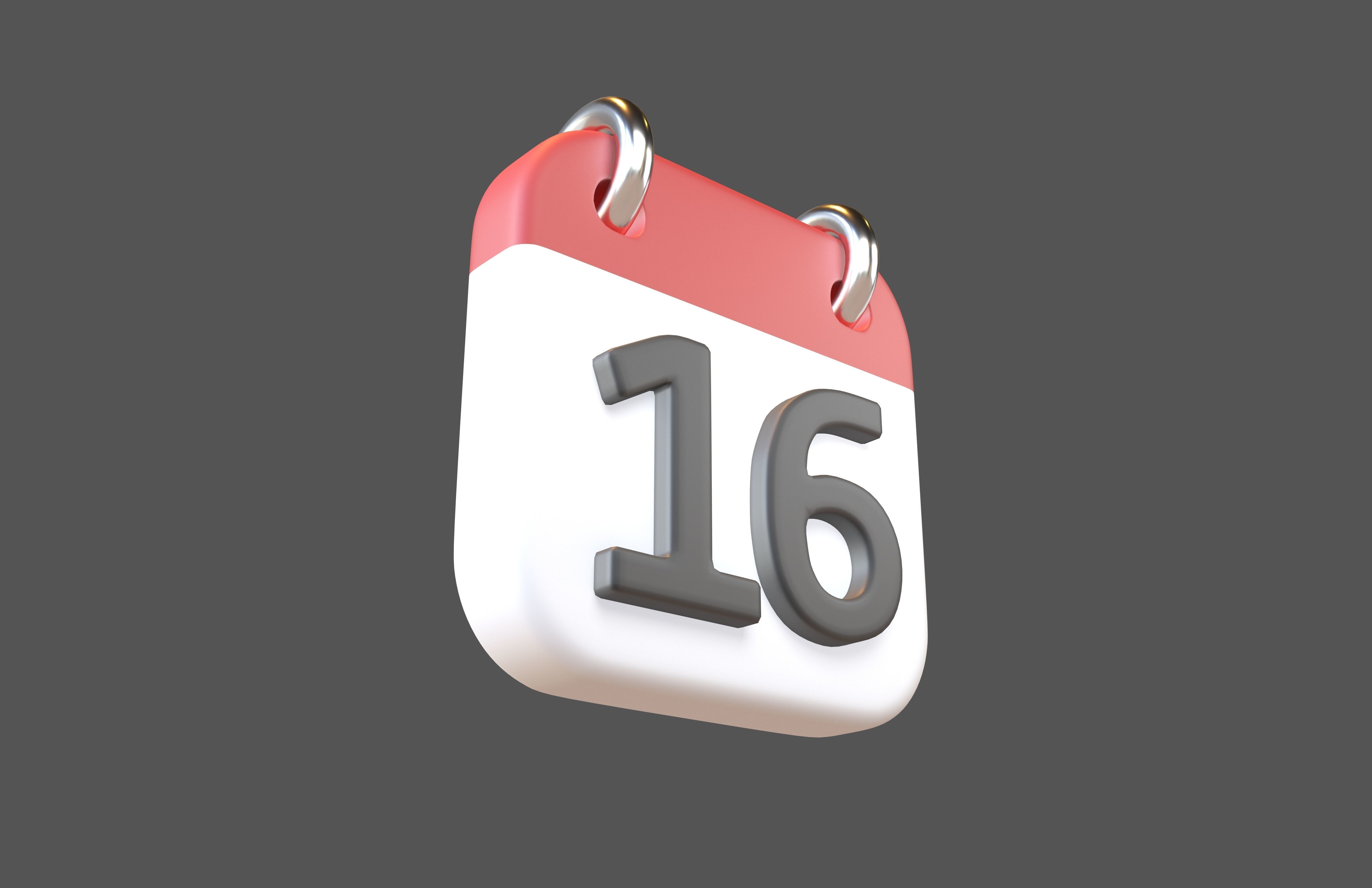 Calendar Icon Pack Vol 1 3D model_75