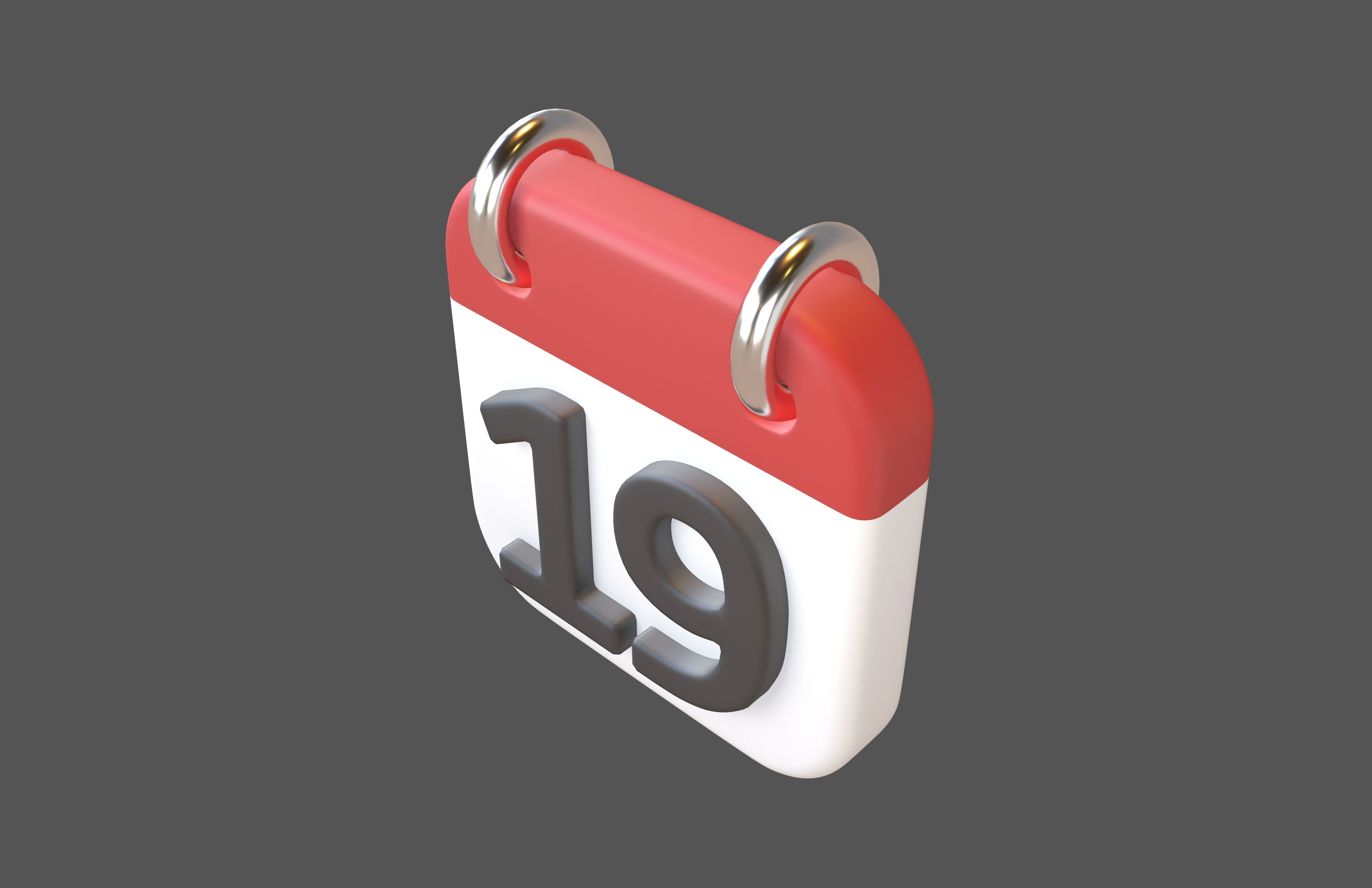 Calendar Icon Pack Vol 1 3D model_95