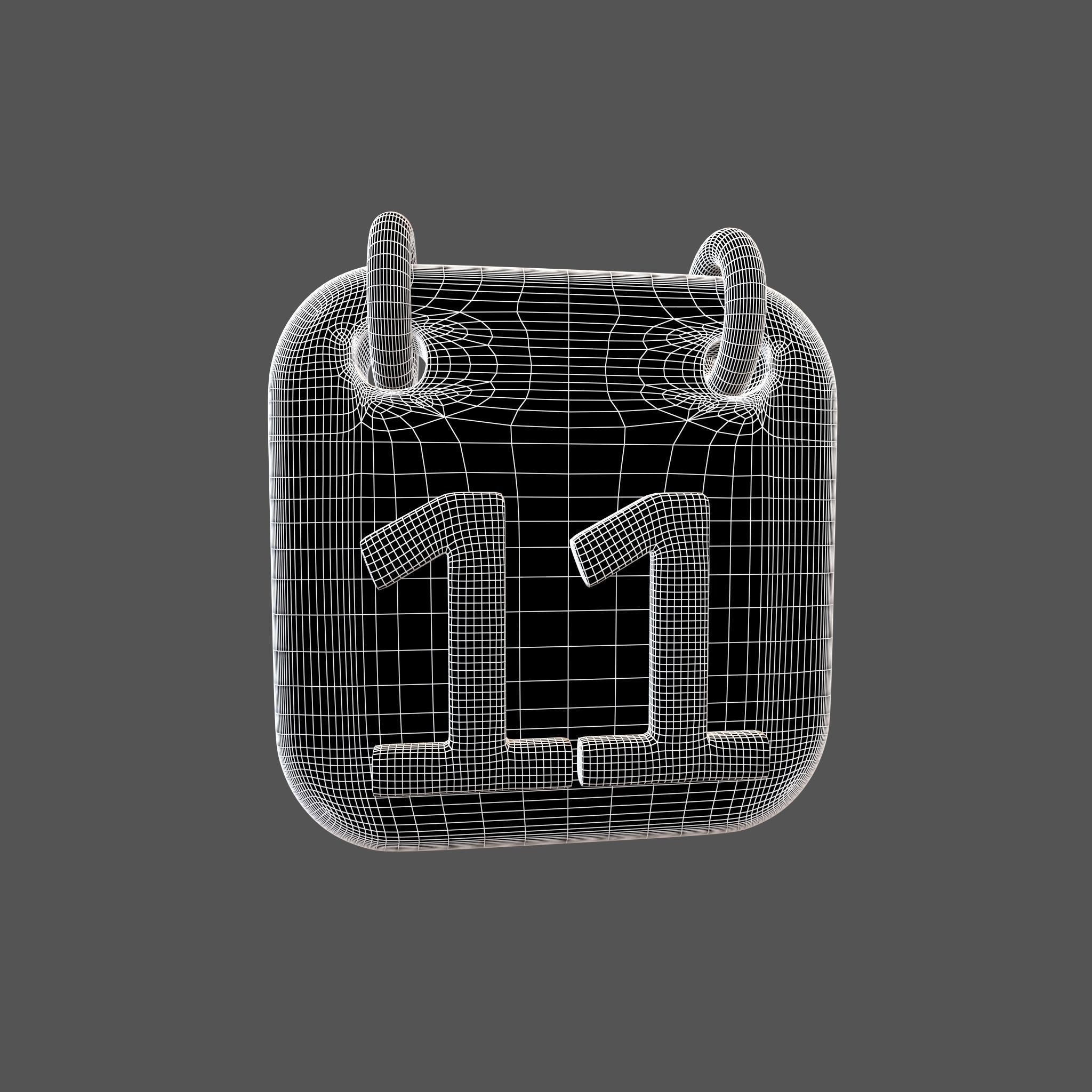 Calendar 1 To 10 Icon  Pack Vol 1 3D model_70