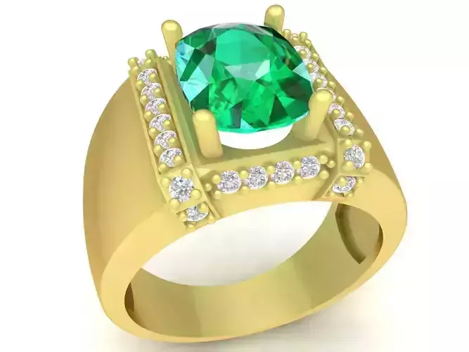 korea diamond men ring 3428