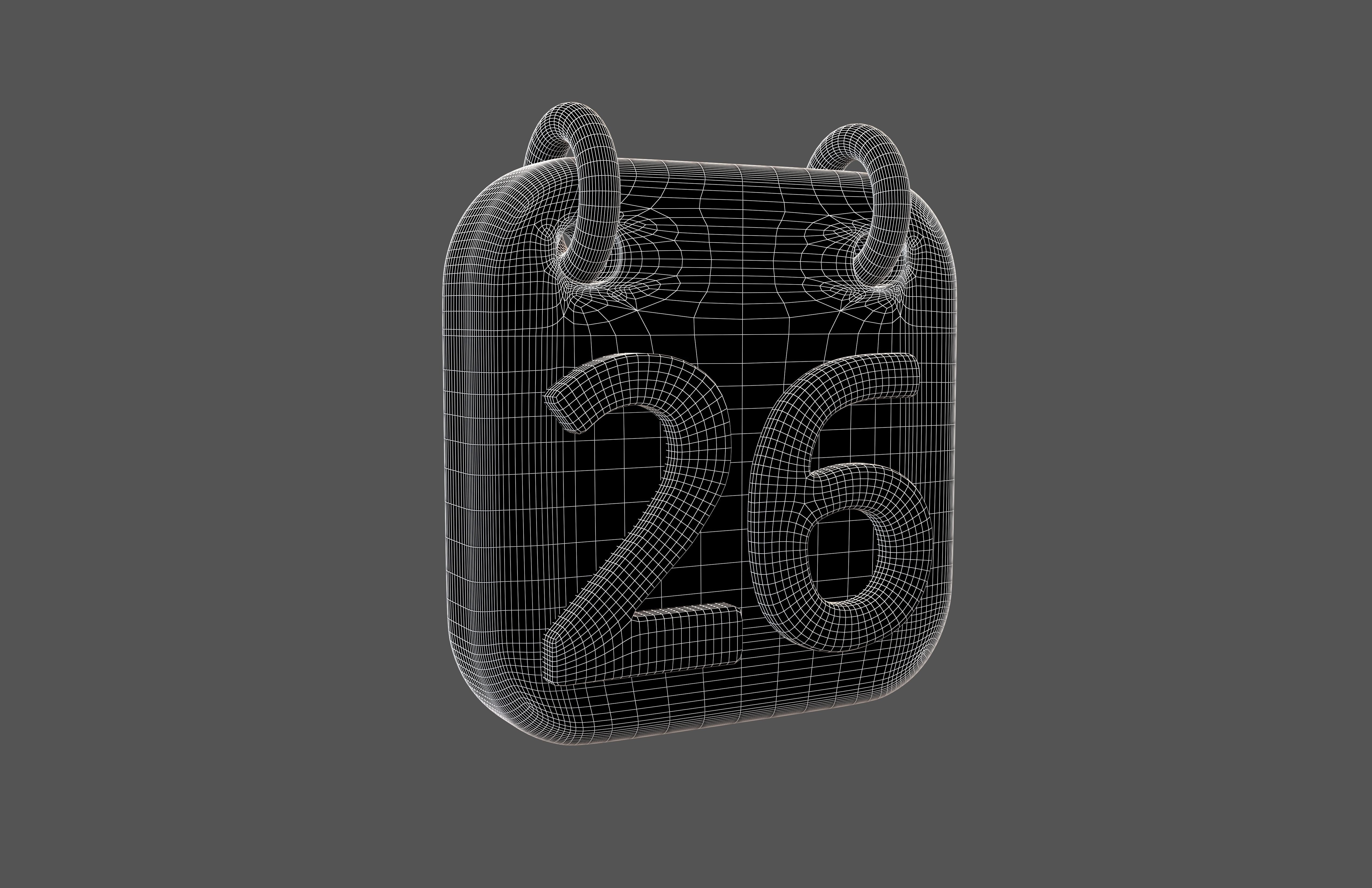 Calendar 21 To 31 Icon Pack Vol 1 3D model_45