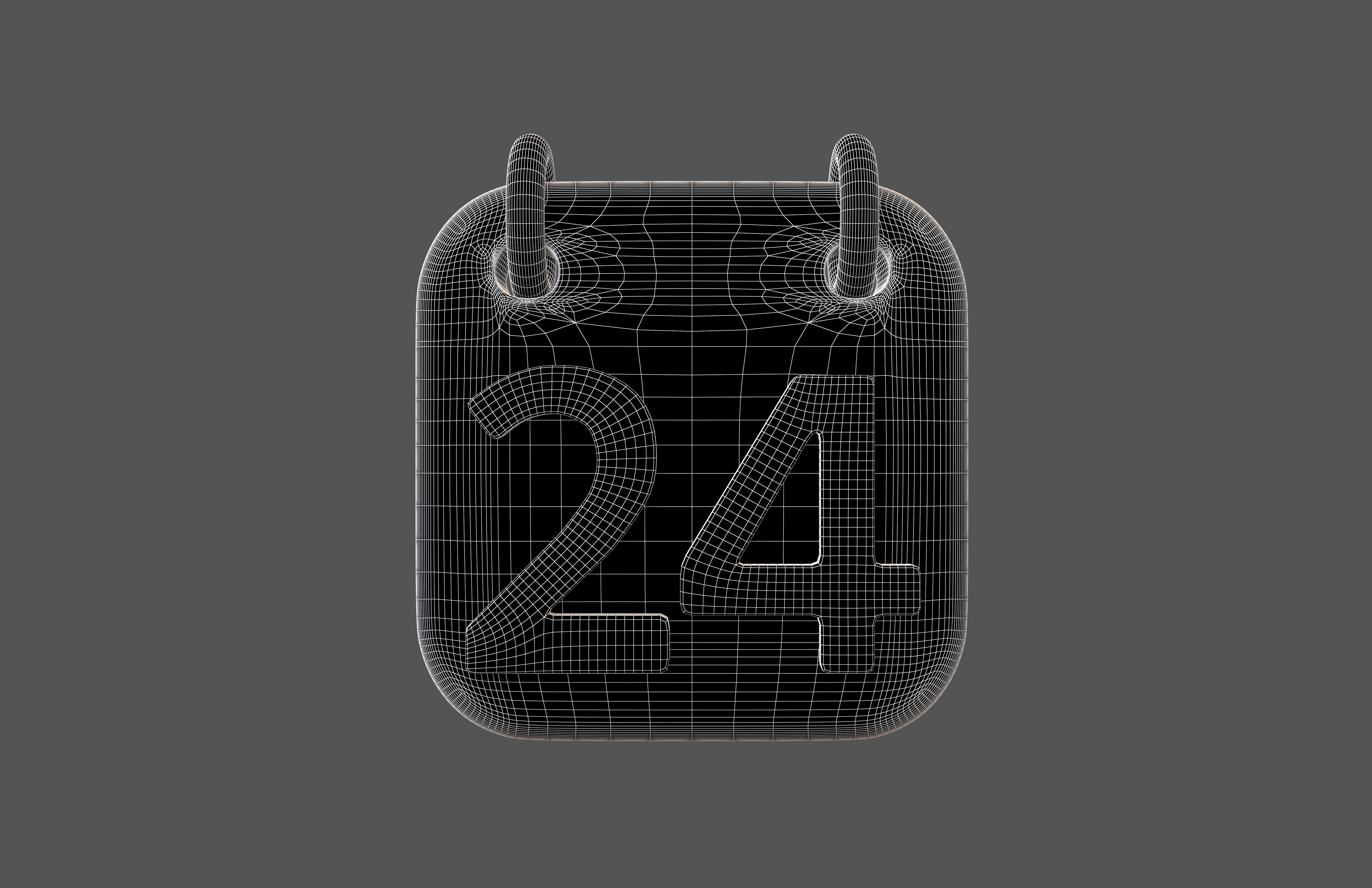 Calendar 21 To 31 Icon Pack Vol 1 3D model_31