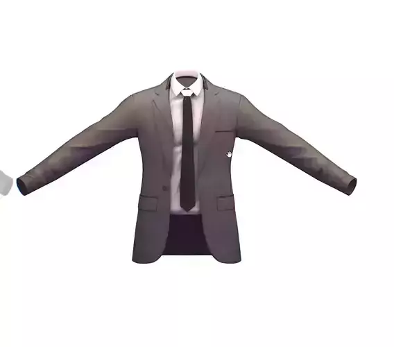 Cartoon High Poly Subdivision Jacket 009